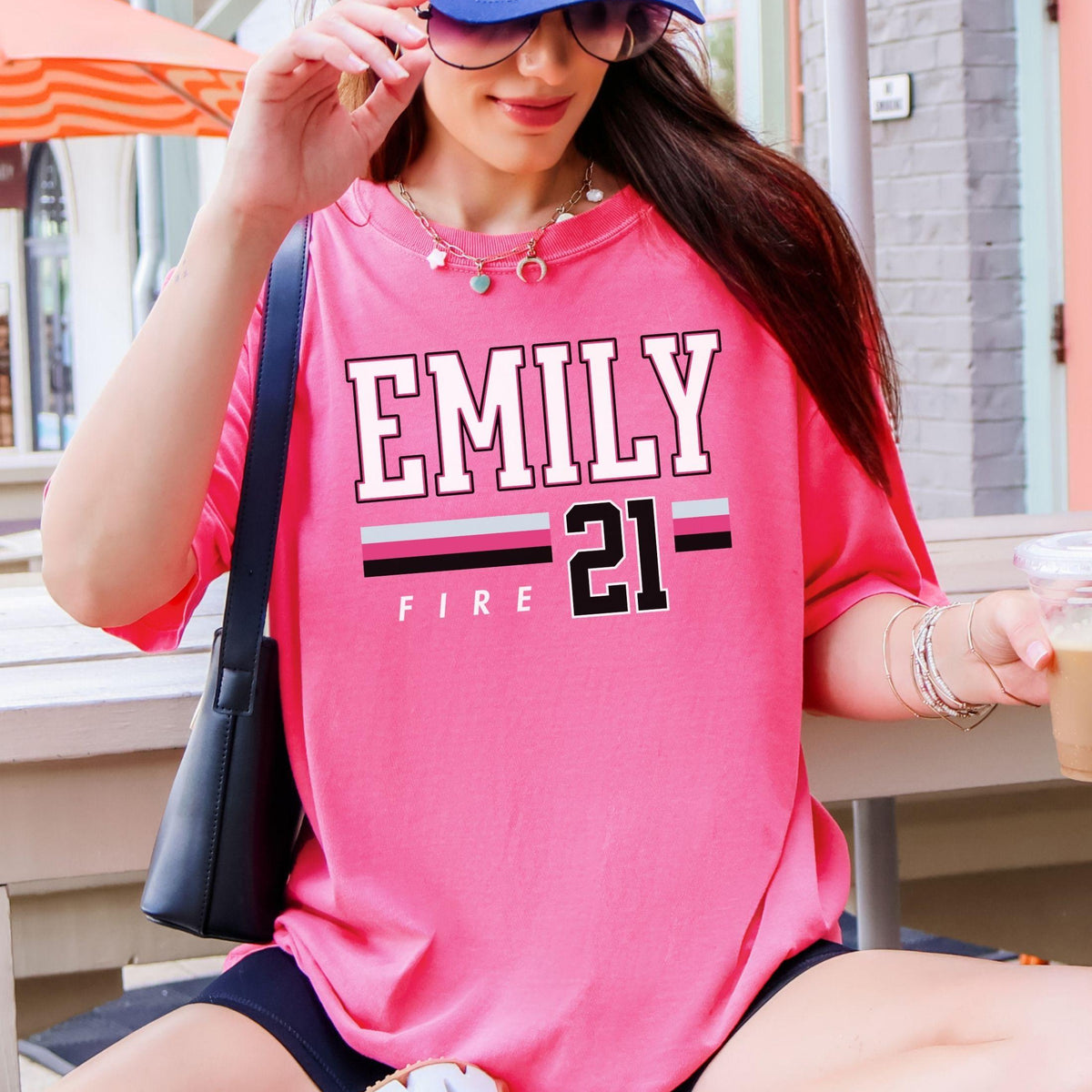 Emily Engstler Portland Fire Power Player T-Shirt