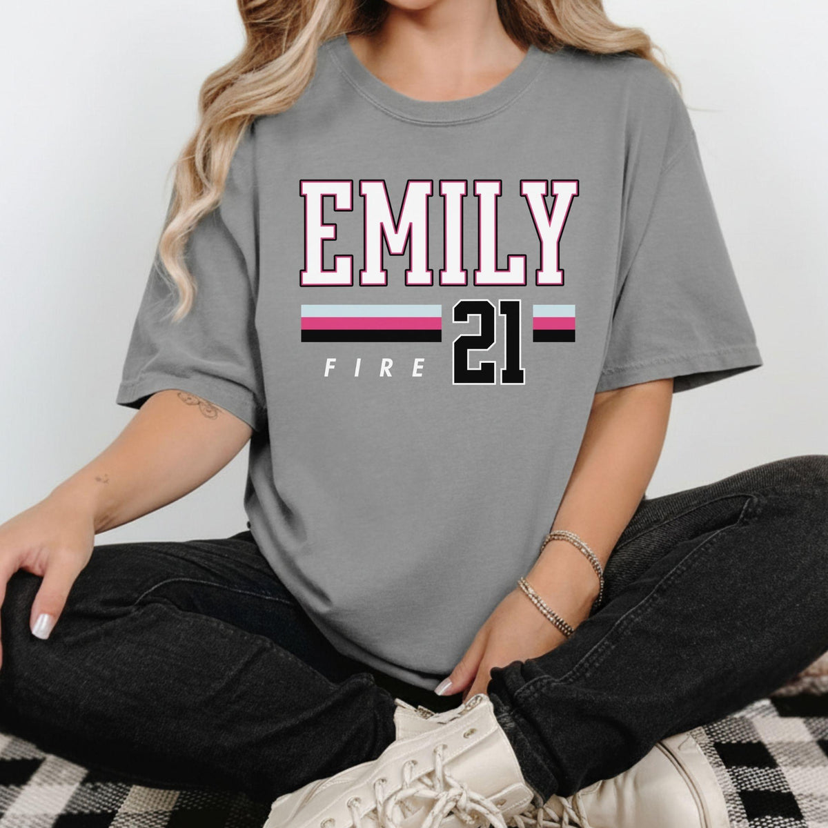 Emily Engstler Portland Fire Power Player T-Shirt