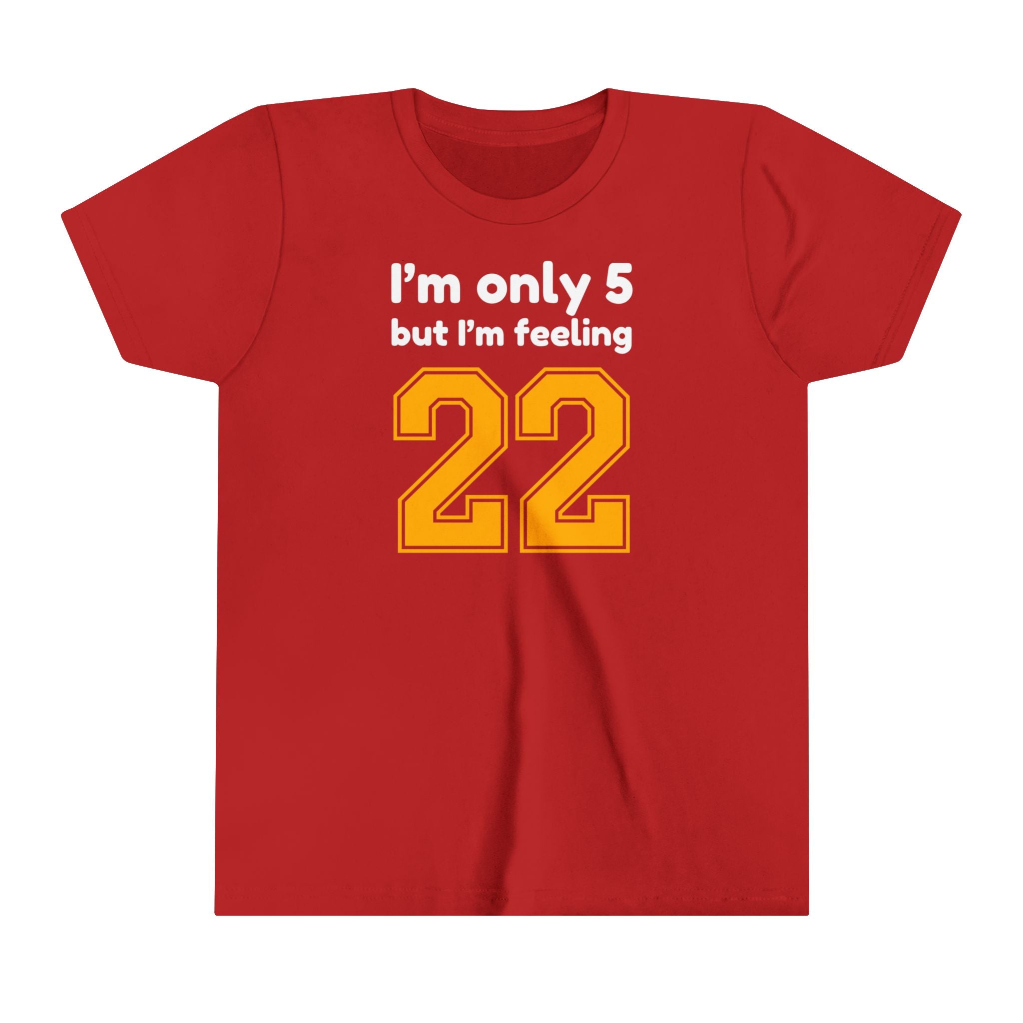 Custom Age I'm Feeling 22 Shirt - Kids Caitlin Clark T-Shirt