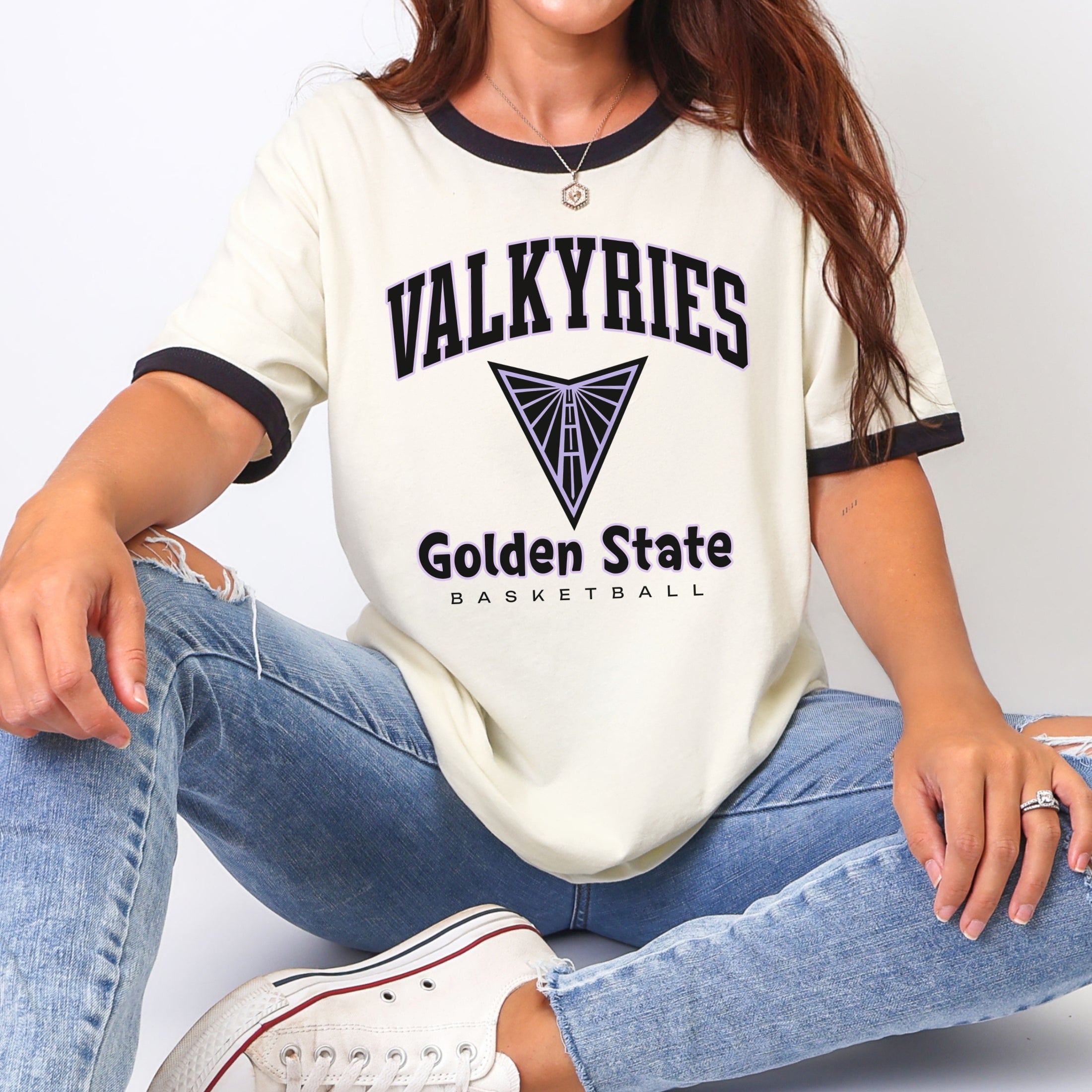 Golden State Valkyries Fierce Energy Vintage Ringer Tee