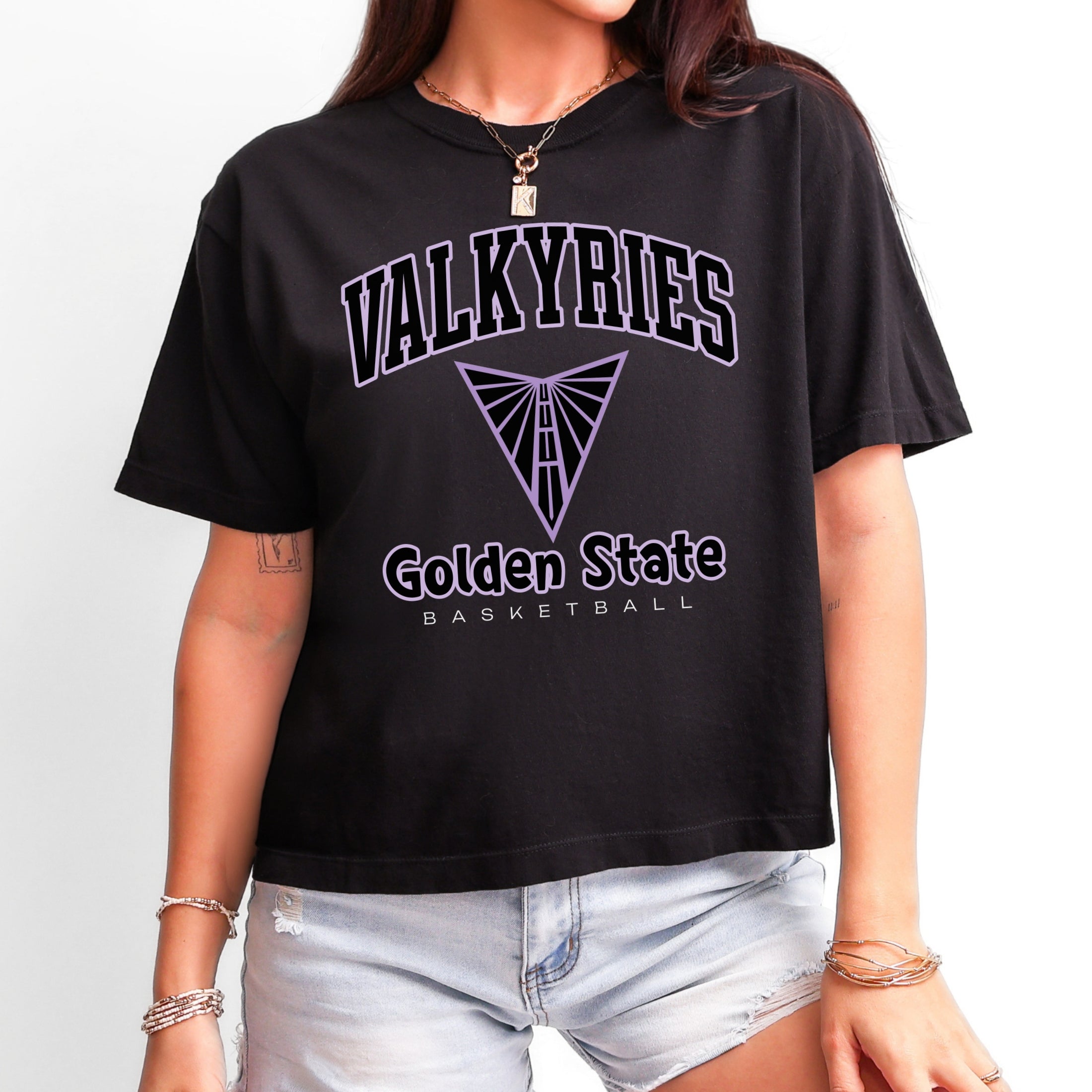 Golden State Valkyries Fierce Energy Women's Cropped Boxy Tee