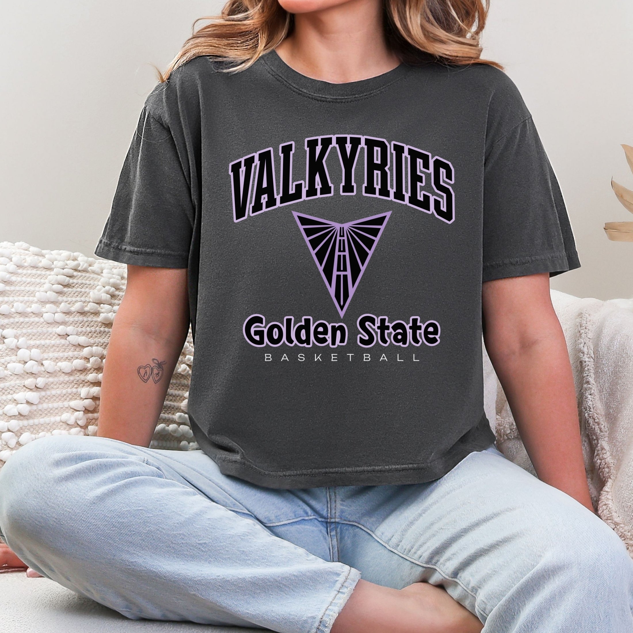 Golden State Valkyries Fierce Energy Women's Cropped Boxy Tee