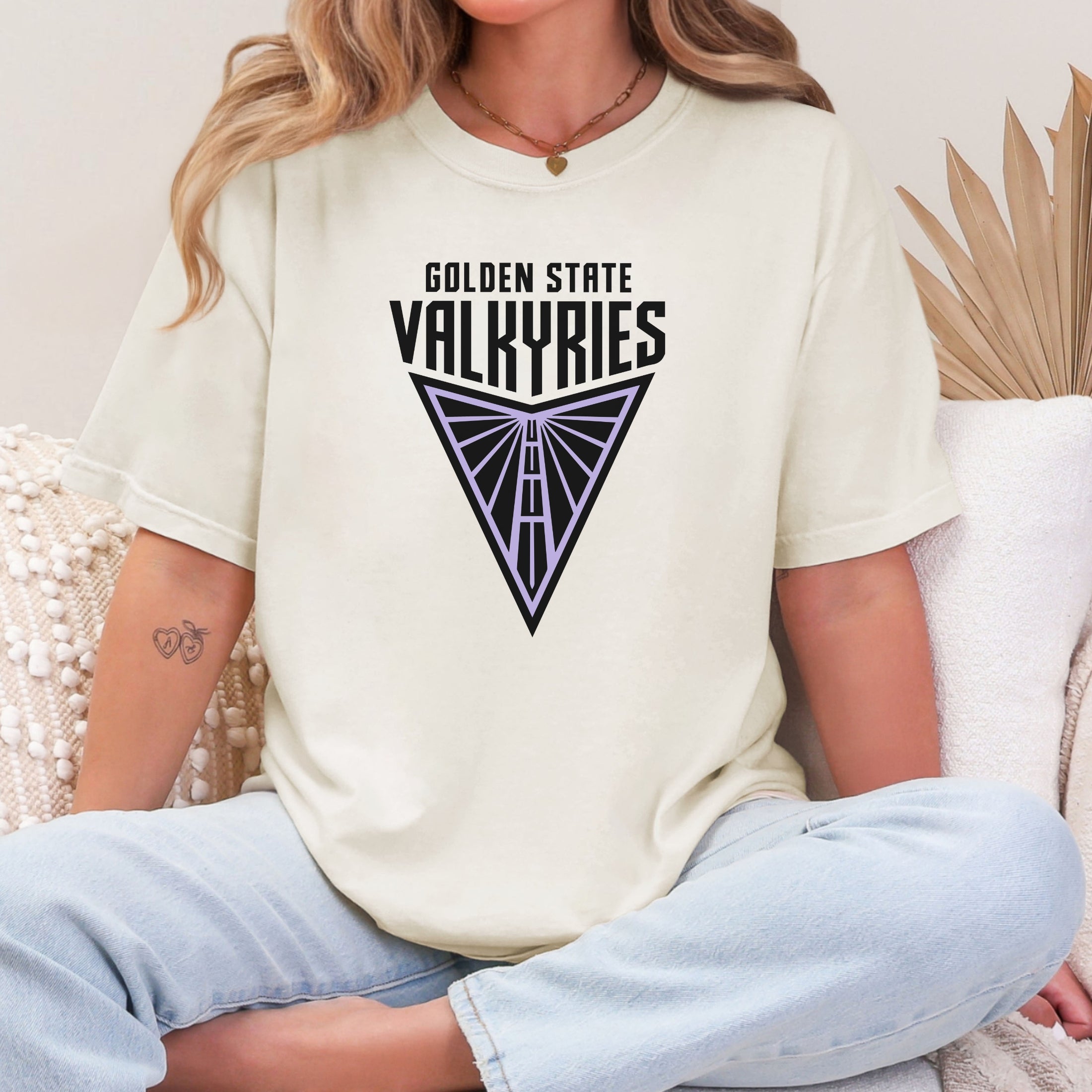 Golden State Valkyries Logo Heavyweight T-Shirt
