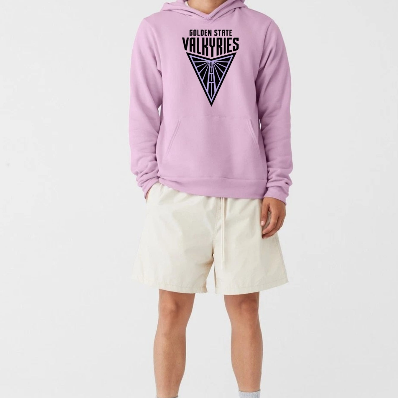 Golden State Valkyries Logo Triple Threat Fleece Hoodie