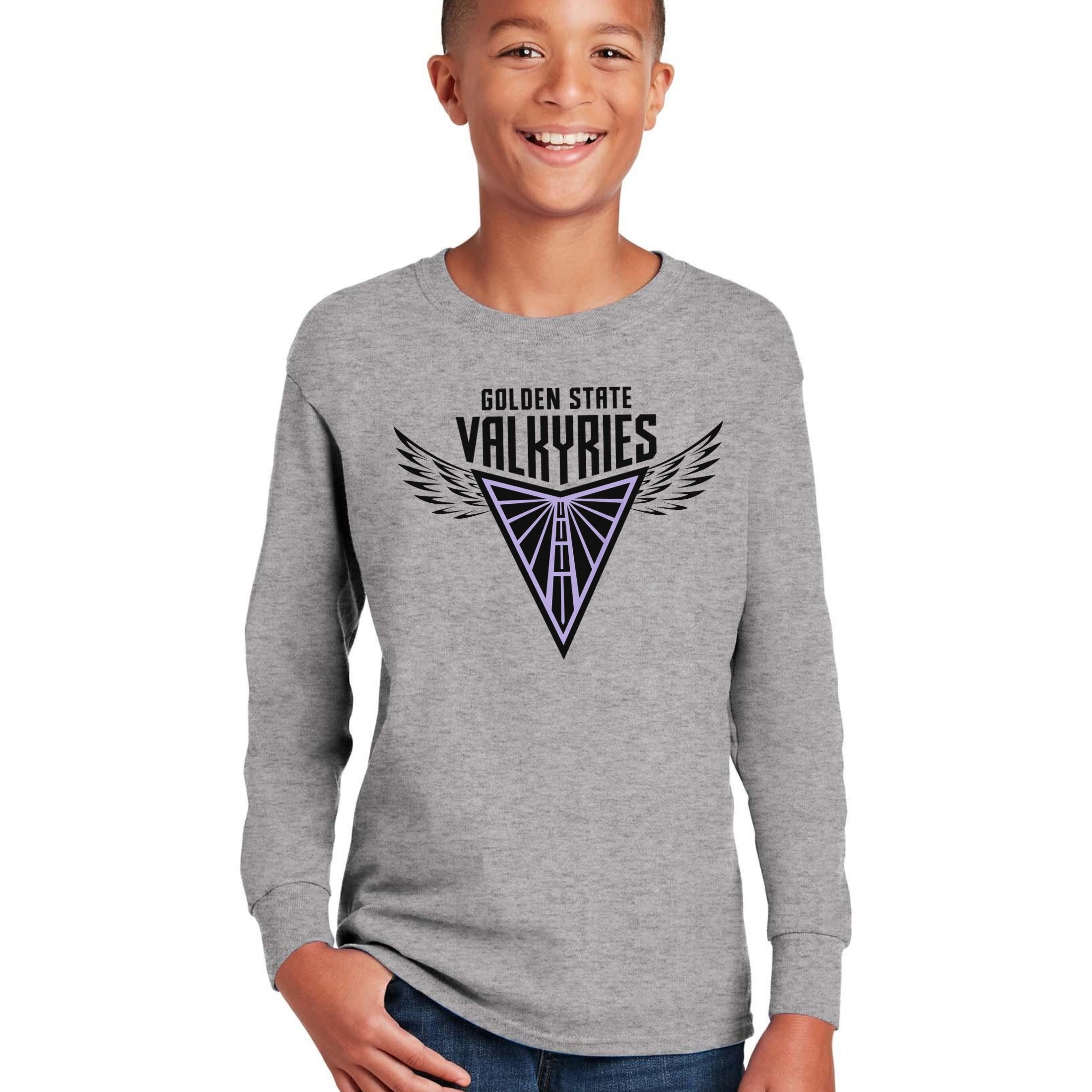 Golden State Valkyries Wings Youth Long Sleeve Tee