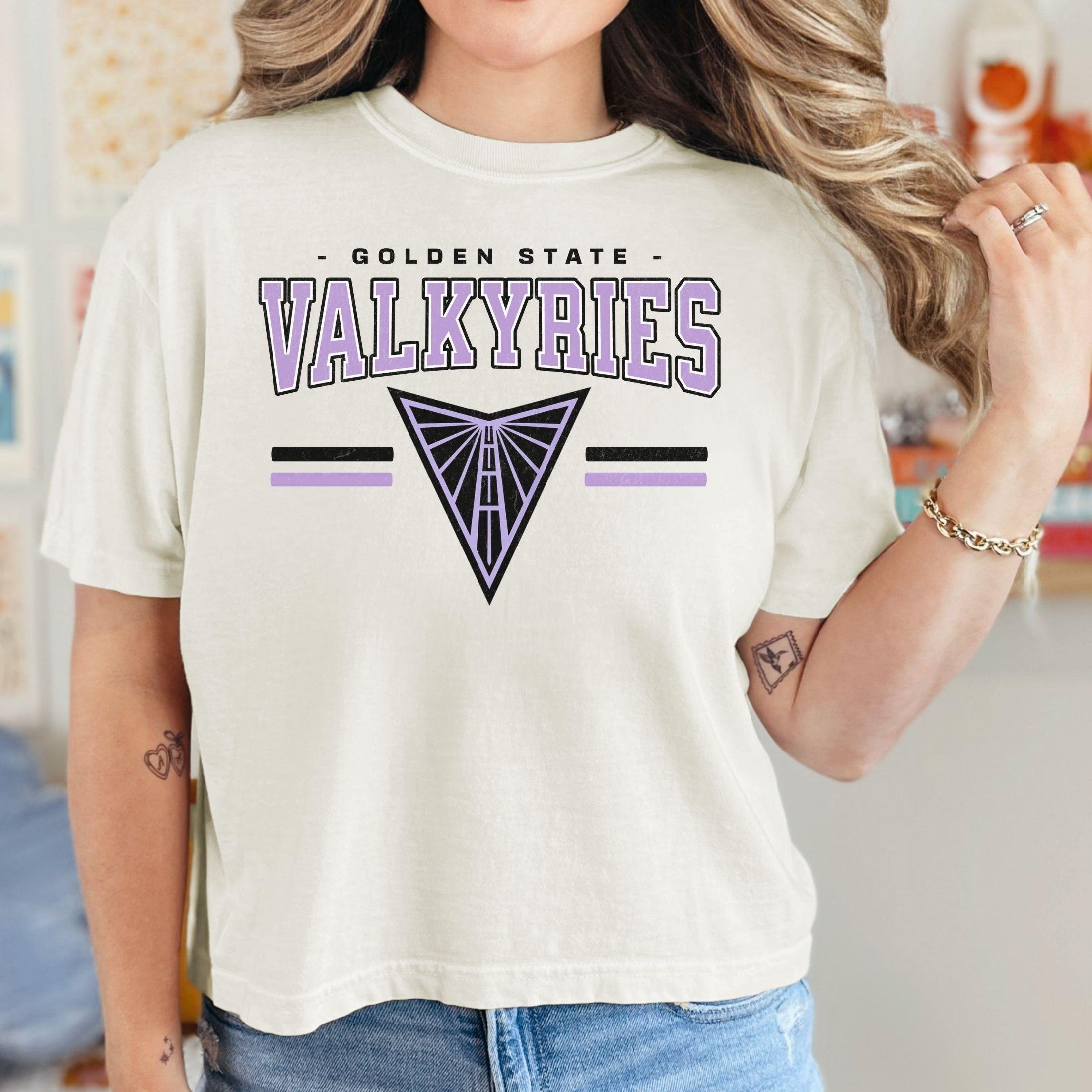 Golden State Valkyries Legacy Women's Cropped Boxy Tee