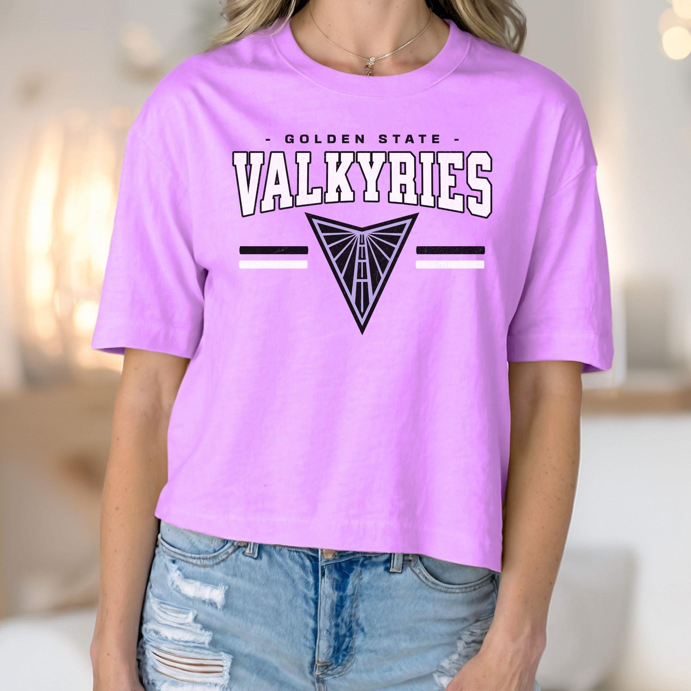 Golden State Valkyries Legacy Women's Cropped Boxy Tee