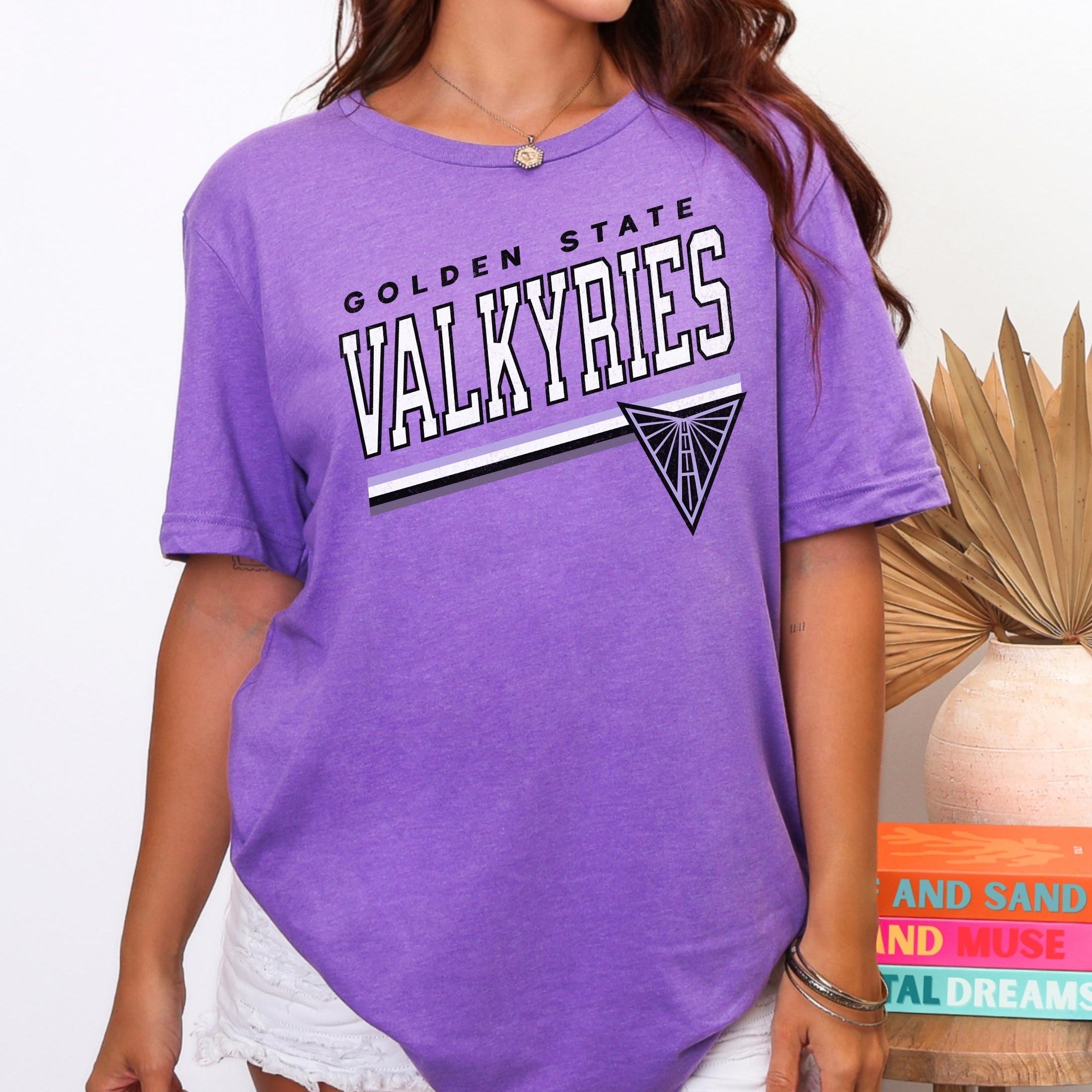 Golden State Valkyries Slanted Bold Stripes T-Shirt