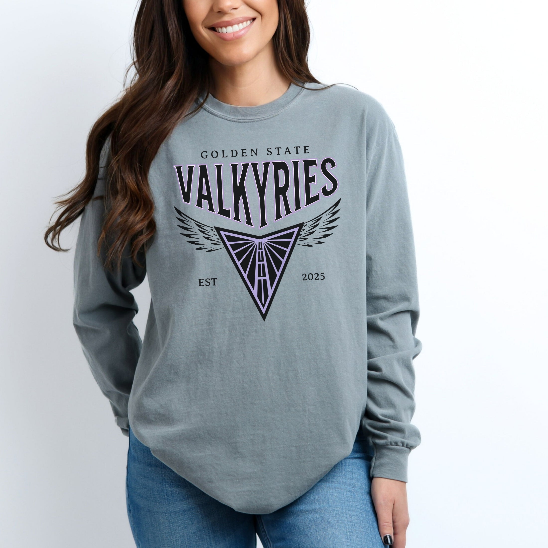 Valkyries Golden State Wings Long Sleeve T-Shirt