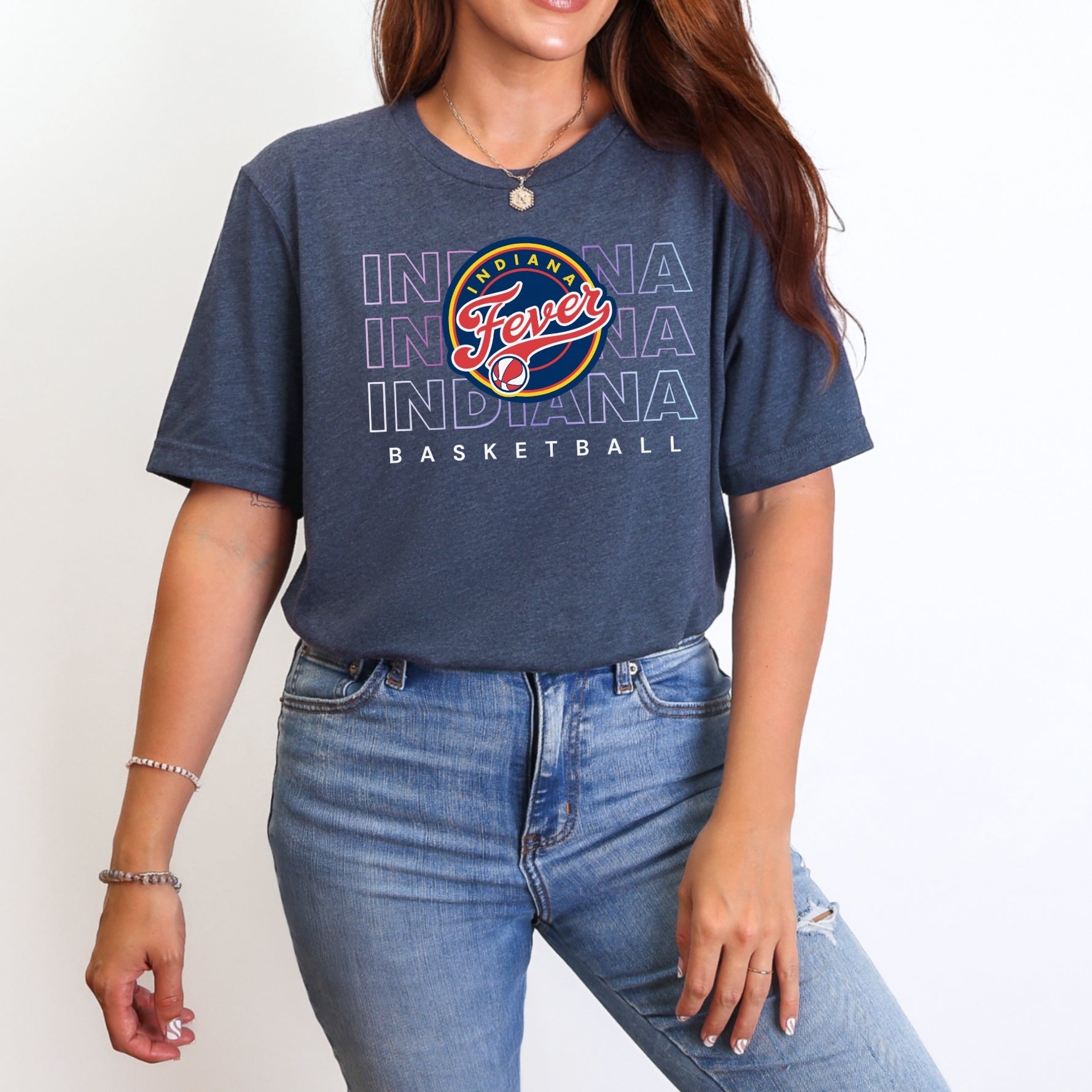 Indiana Fever Triple Threat Gradient Tee