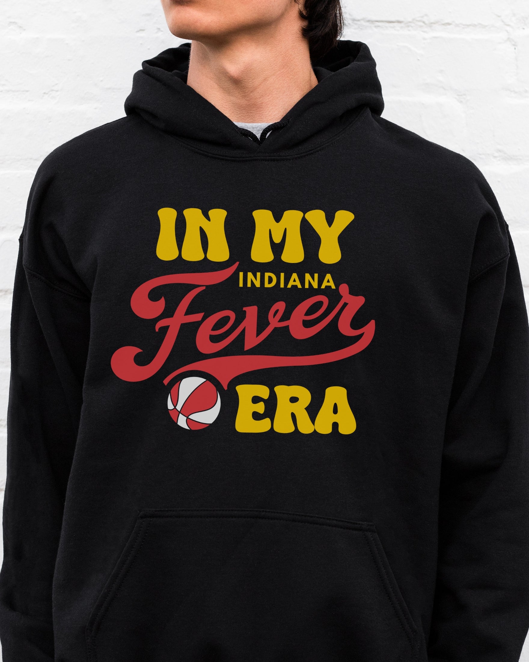 Man wearing black in my Fever era hoodie
