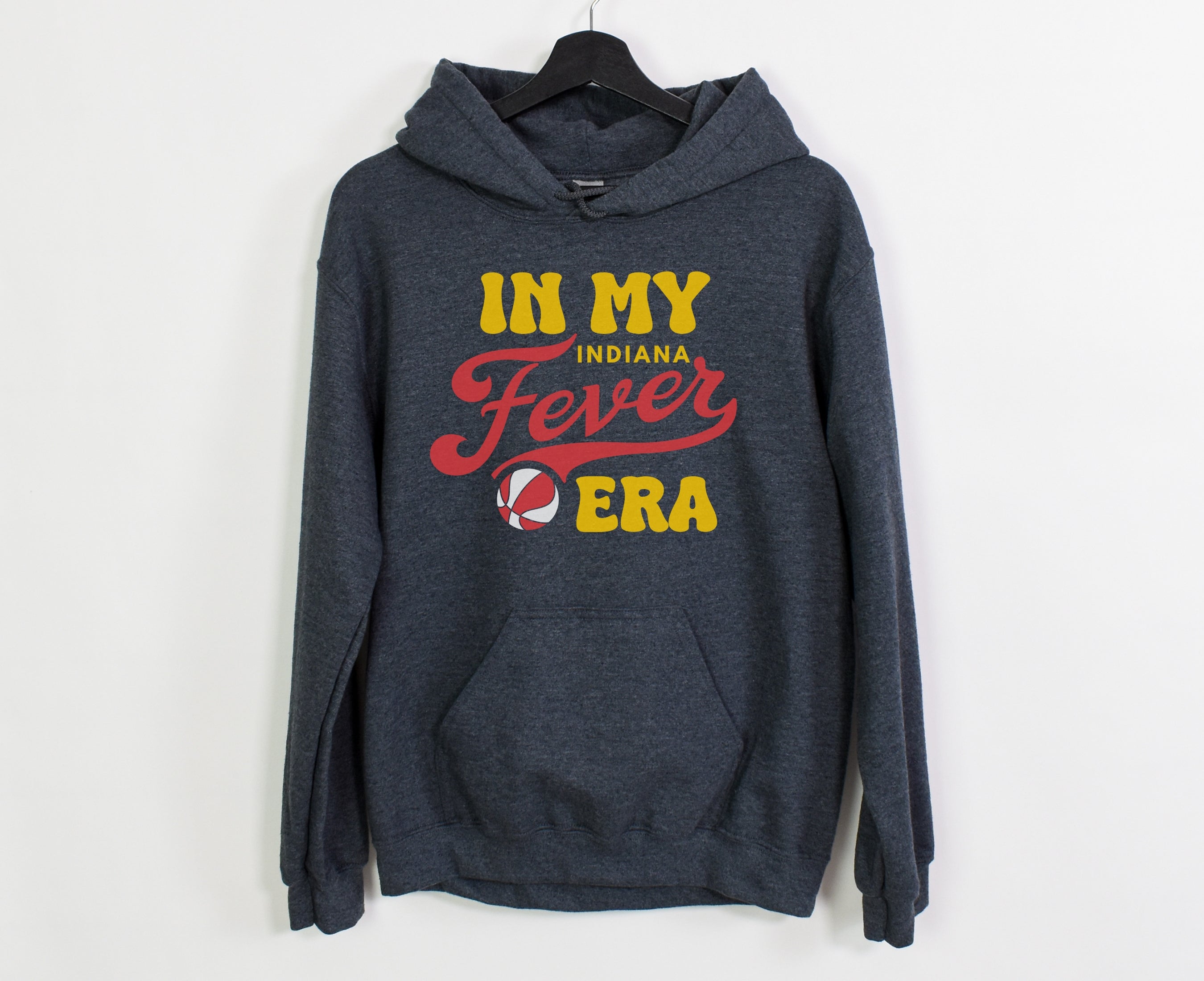 Dark grey heather in my Fever era hoodie