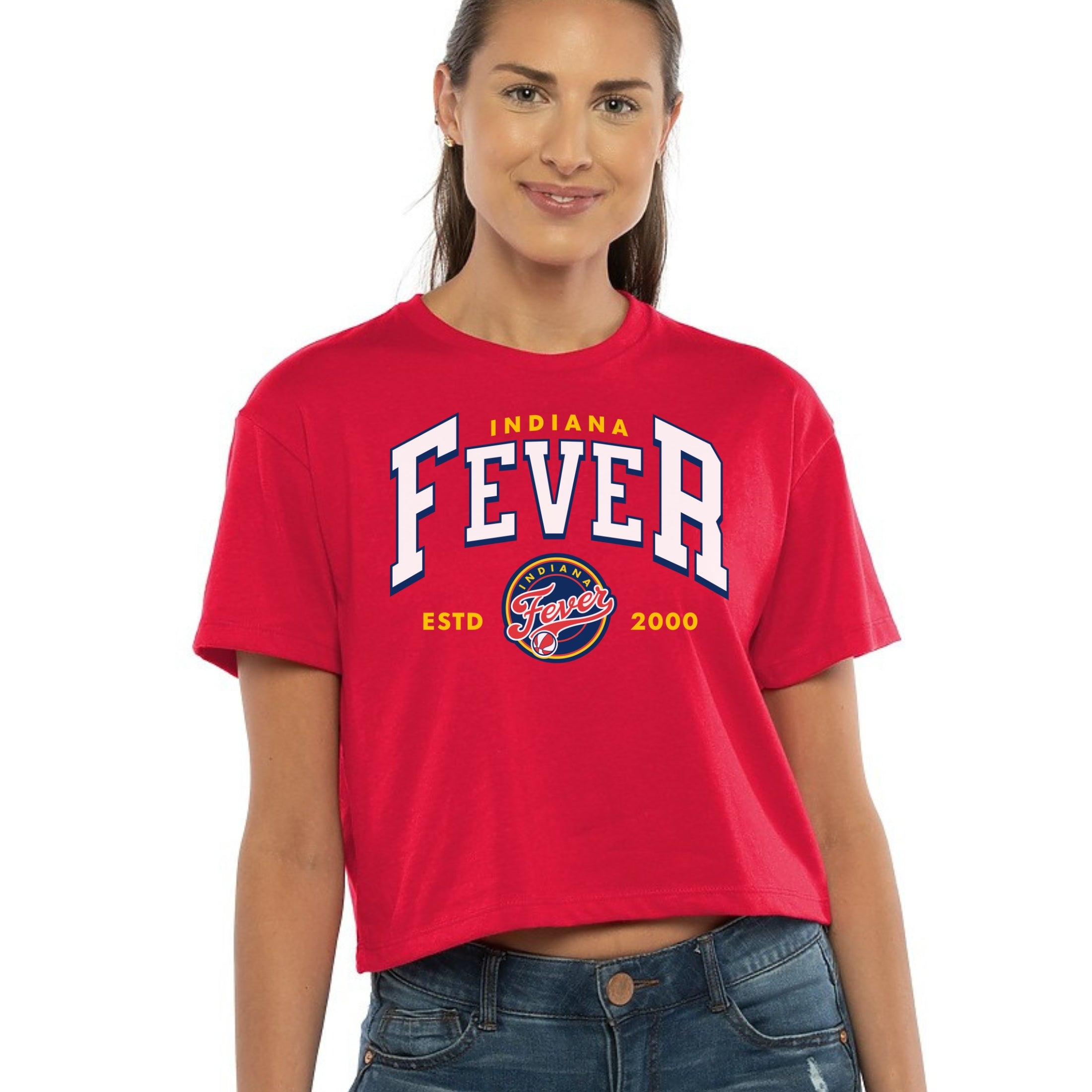 Indiana Fever Court Classic Women's Ideal Crop Top