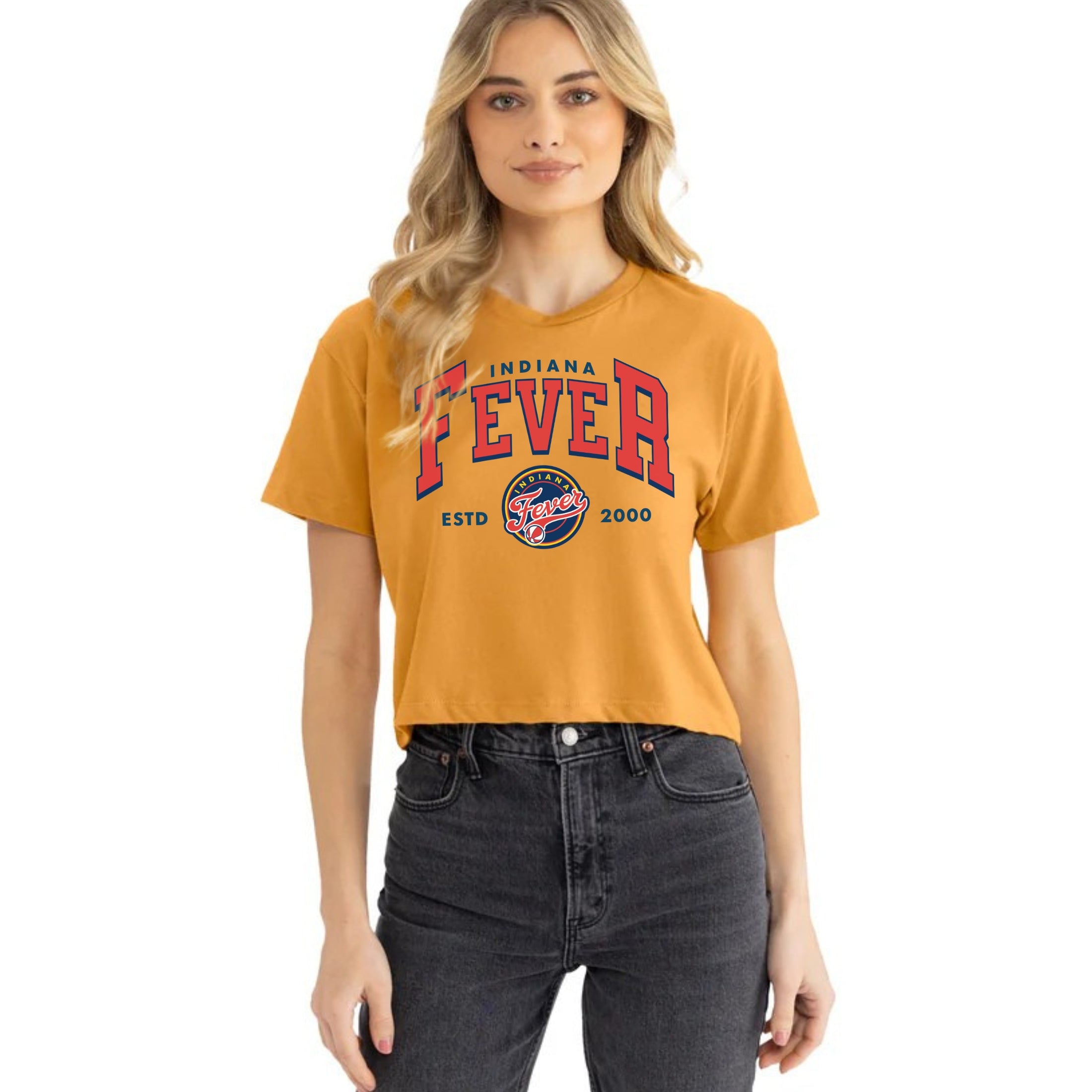 Indiana Fever Court Classic Women's Ideal Crop Top