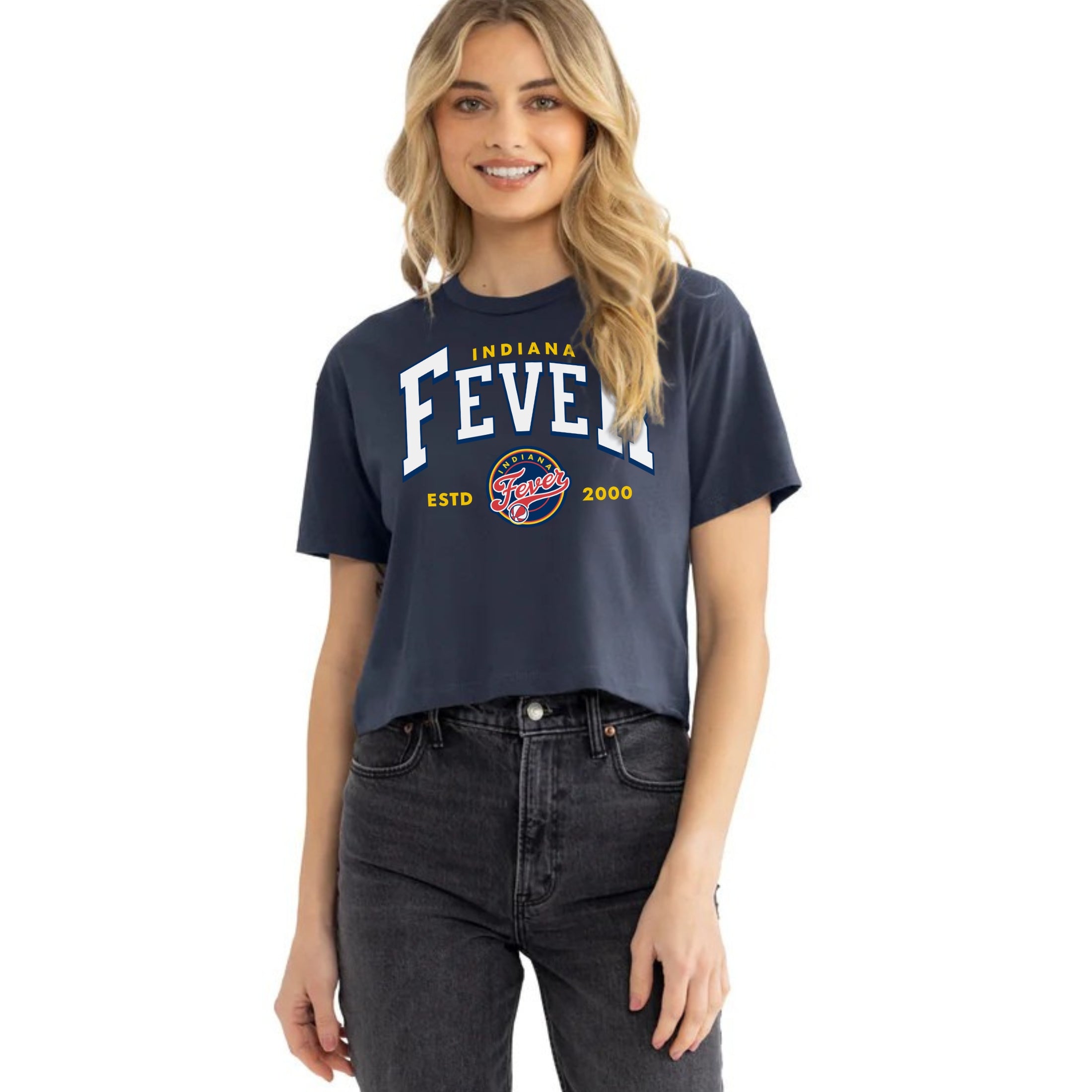 Indiana Fever Court Classic Women's Ideal Crop Top