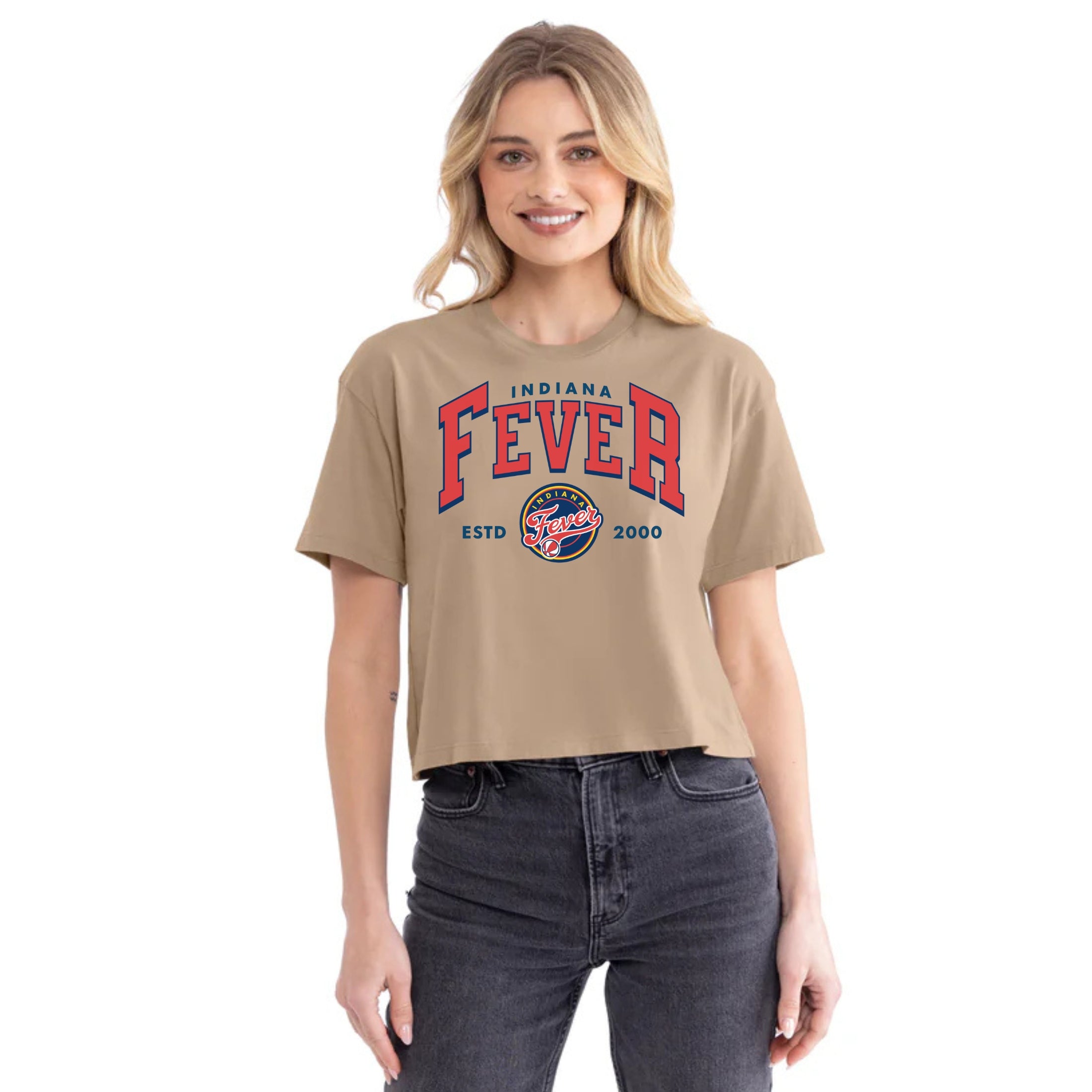 Indiana Fever Court Classic Women's Ideal Crop Top