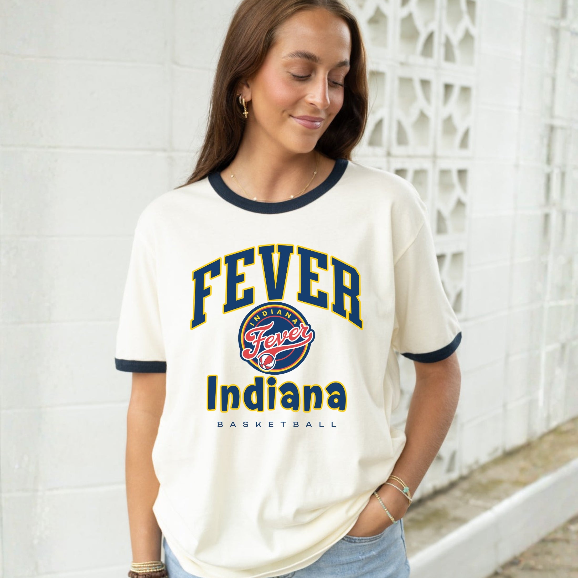 Indiana Fever Fierce Energy Vintage Ringer Tee