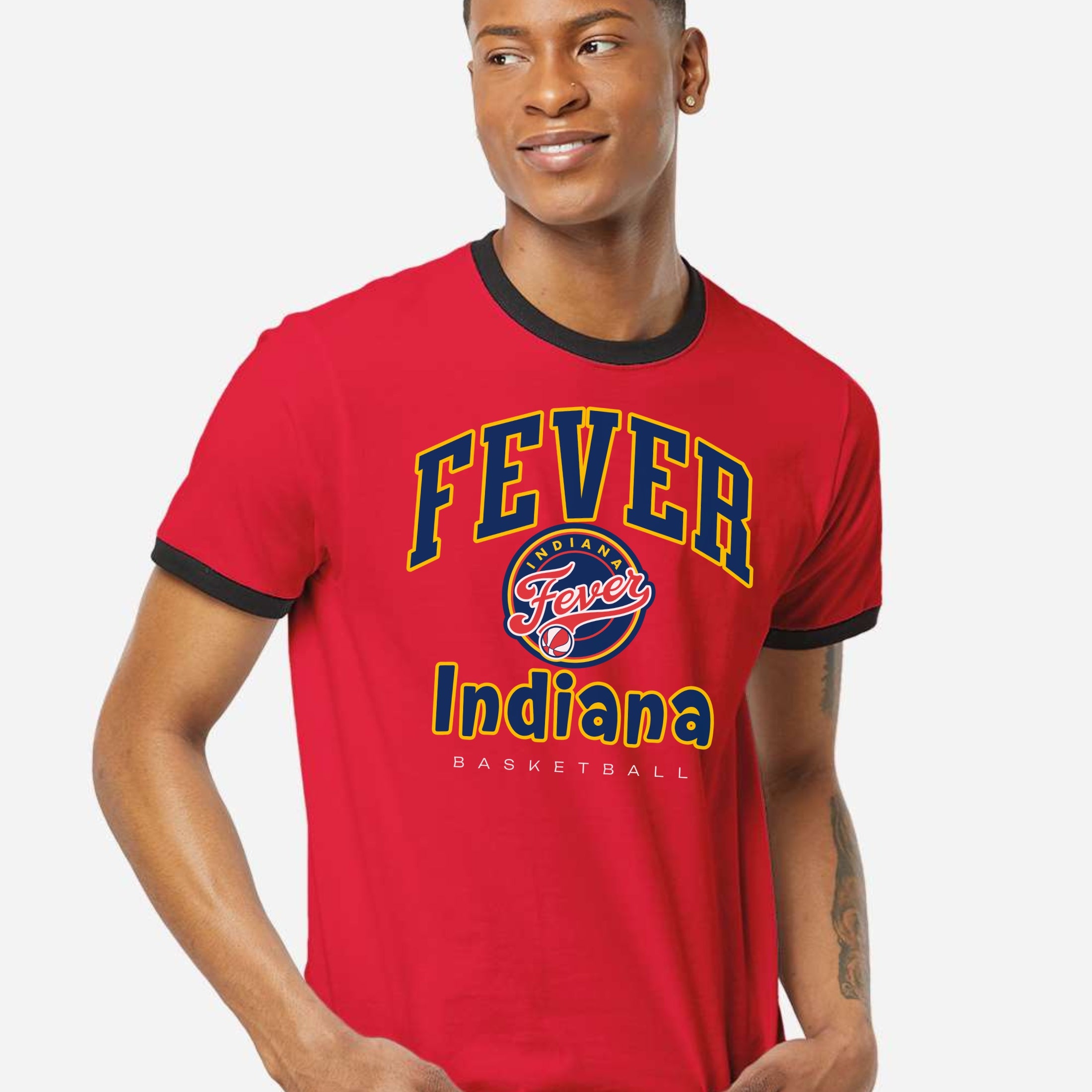 Indiana Fever Fierce Energy Vintage Ringer Tee