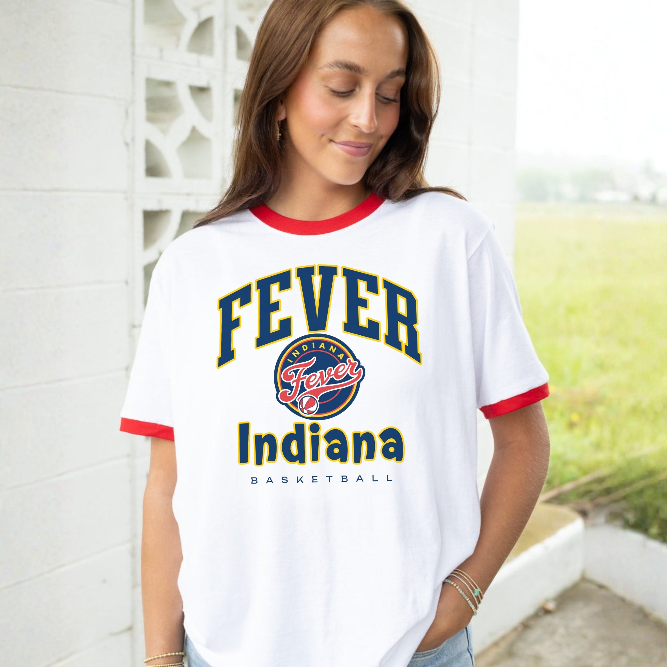 Indiana Fever Fierce Energy Vintage Ringer Tee