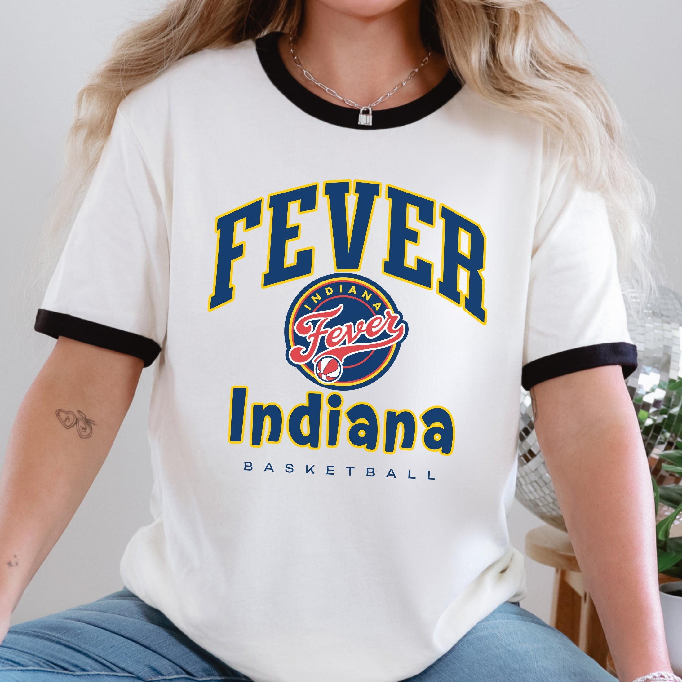 Indiana Fever Fierce Energy Vintage Ringer Tee