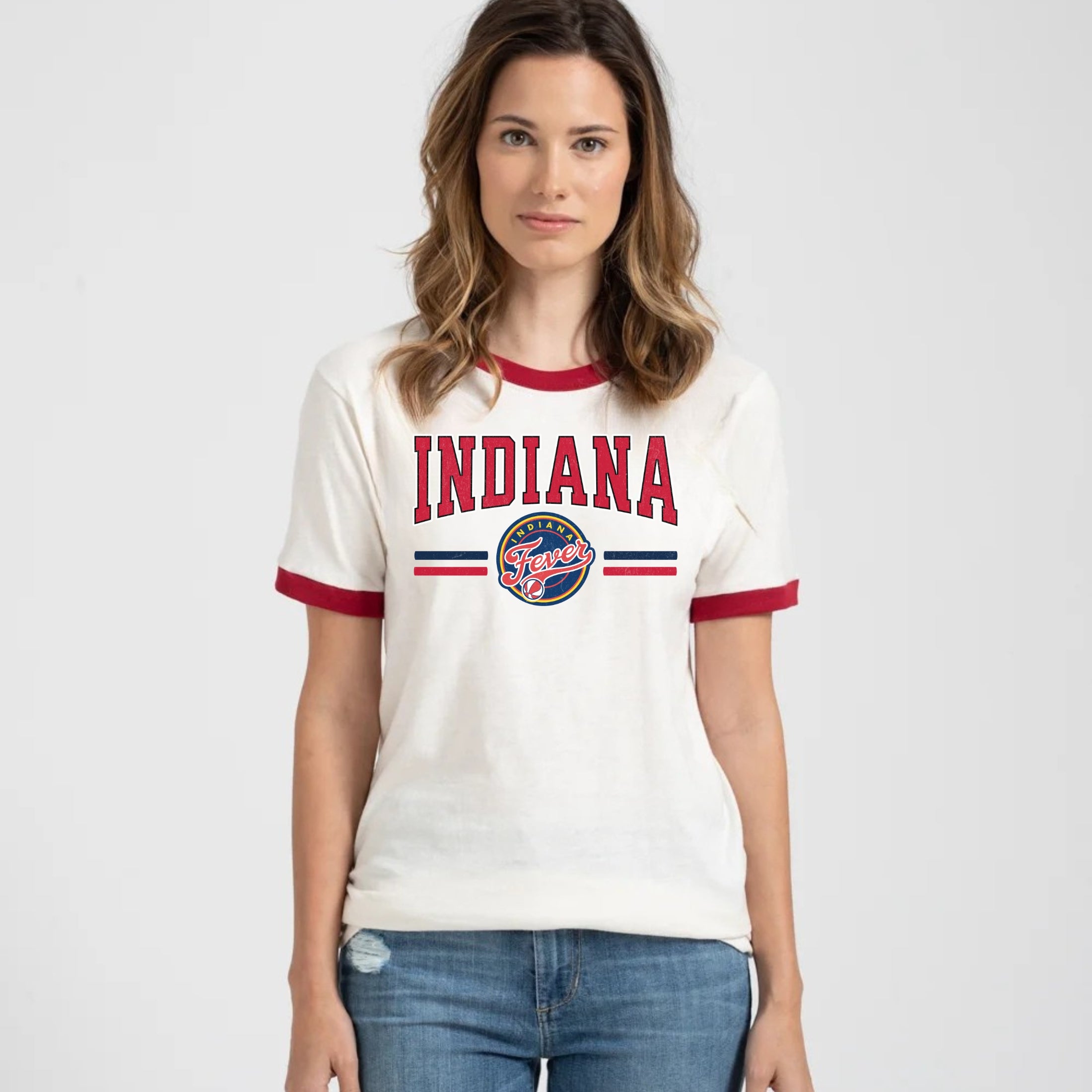 Indiana Fever Legacy Ringer T-Shirt