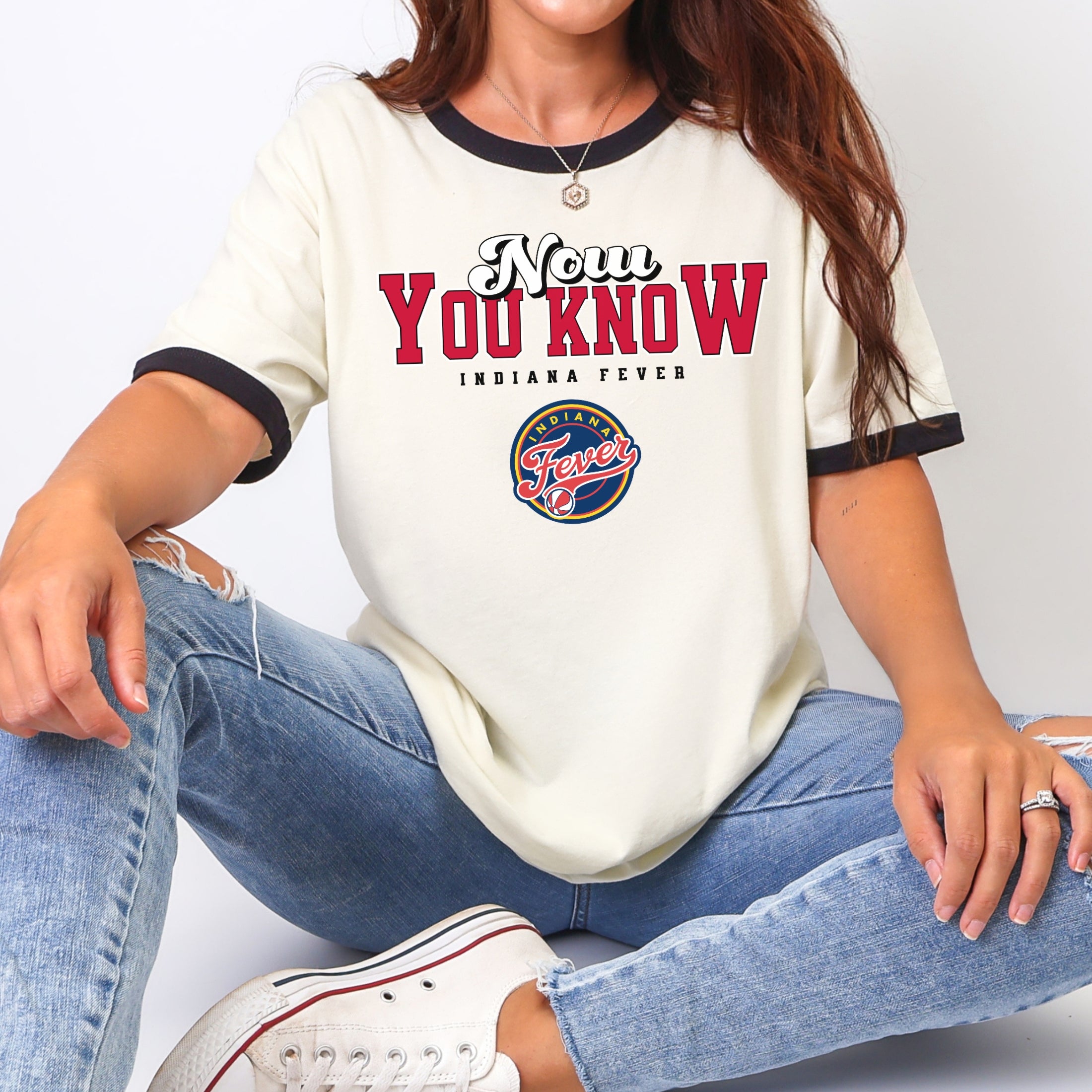 Indiana Fever Now You Know Ringer T-Shirt