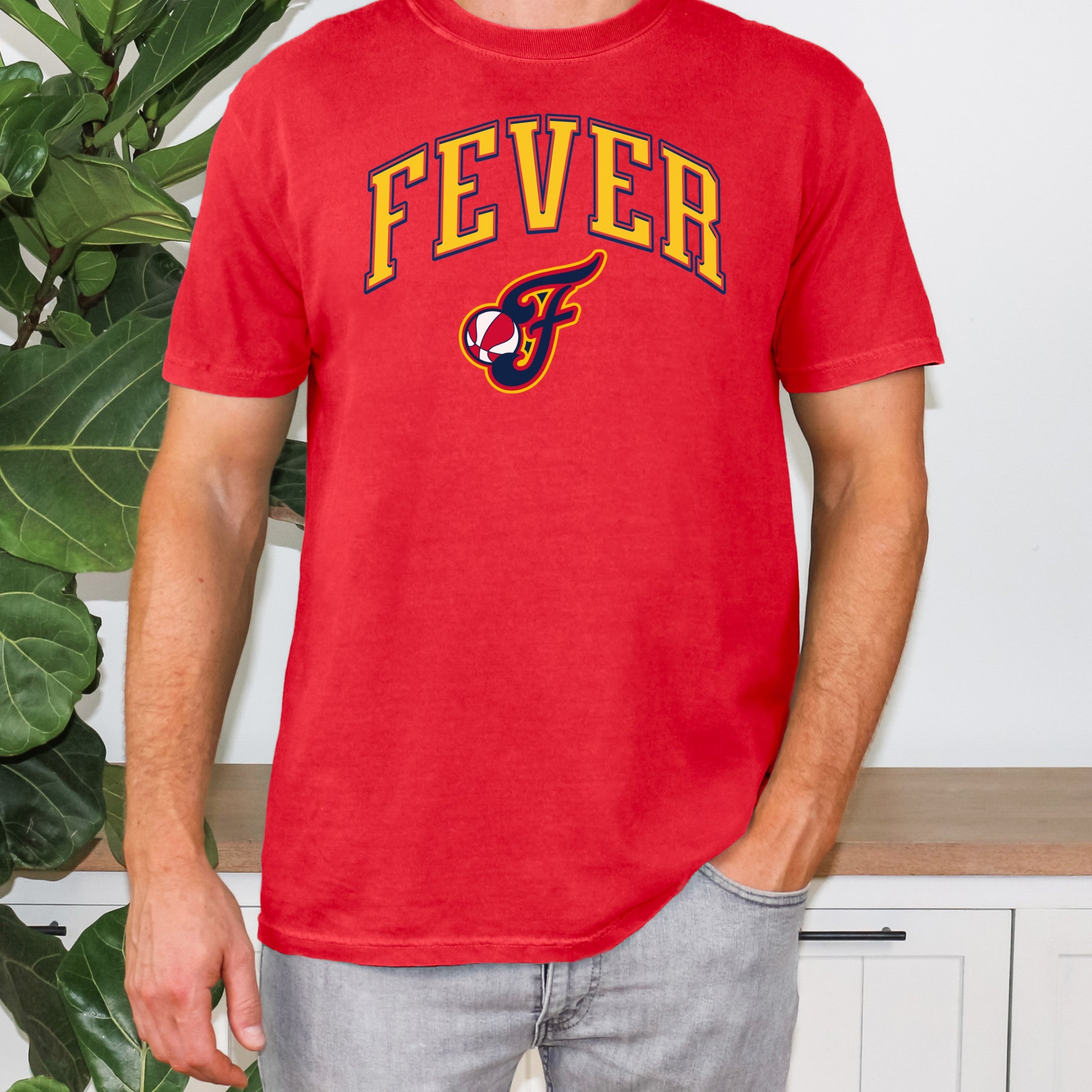Indiana Fever Old School Varsity T-Shirt