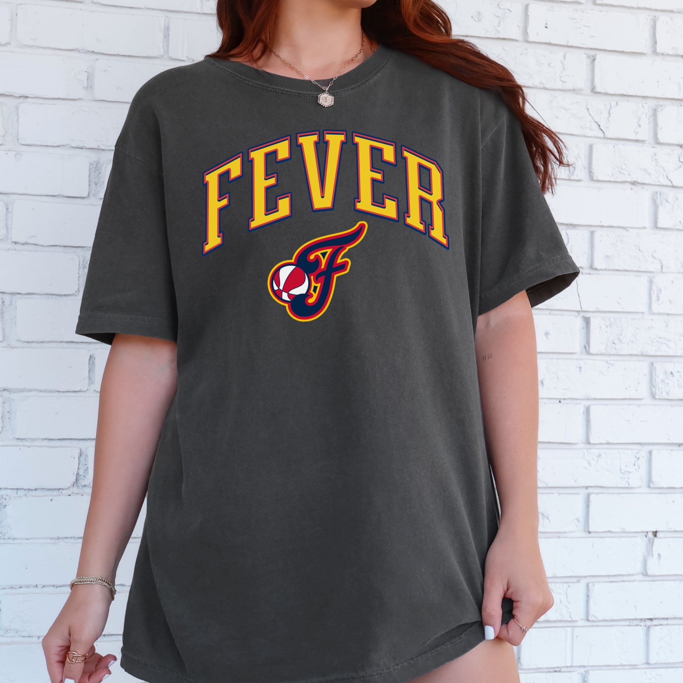 Indiana Fever Old School Varsity T-Shirt