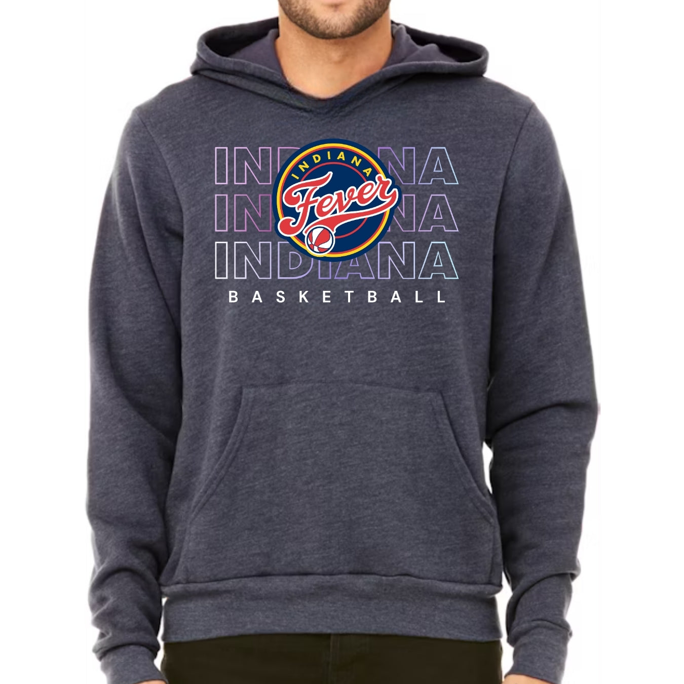 Indiana Fever Triple Gradient Fleece Hoodie