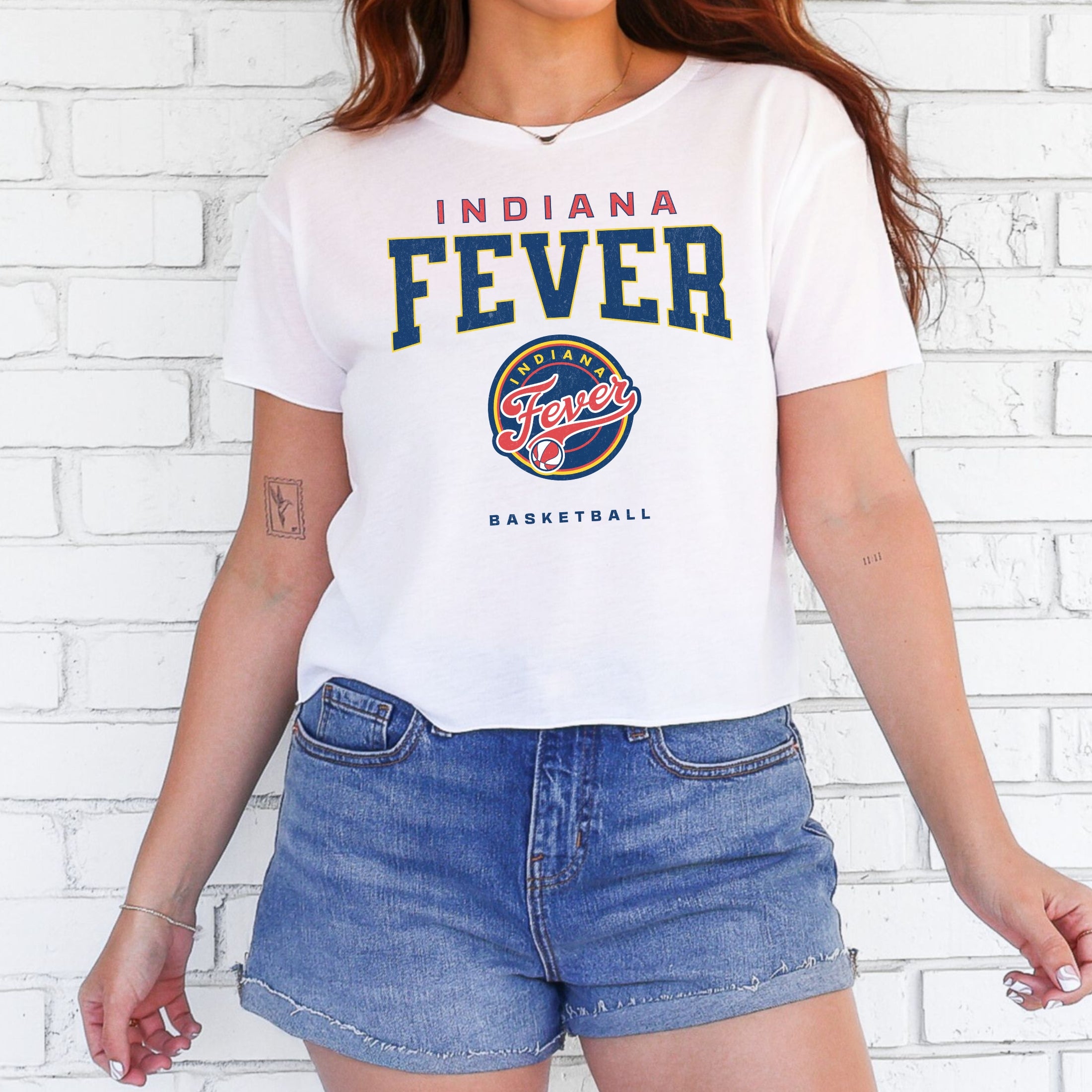 Indiana Fever Varsity Edge Women's Festival Crop Top