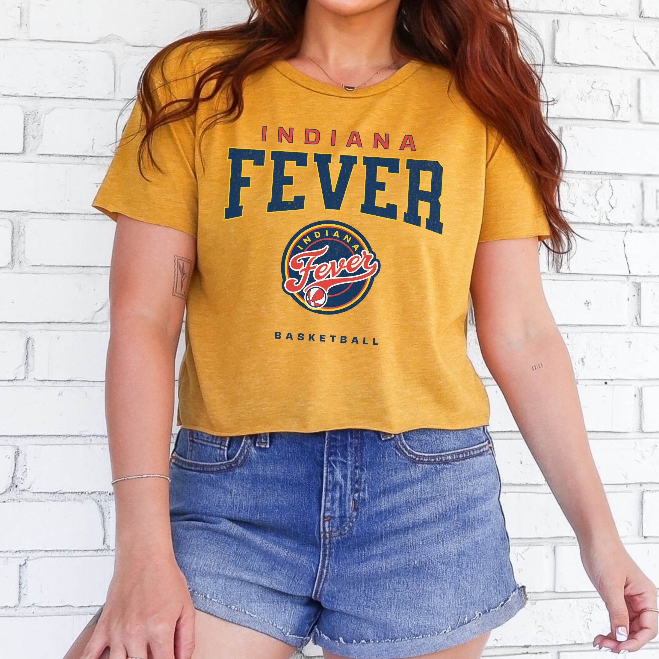 Indiana Fever Varsity Edge Women's Festival Crop Top