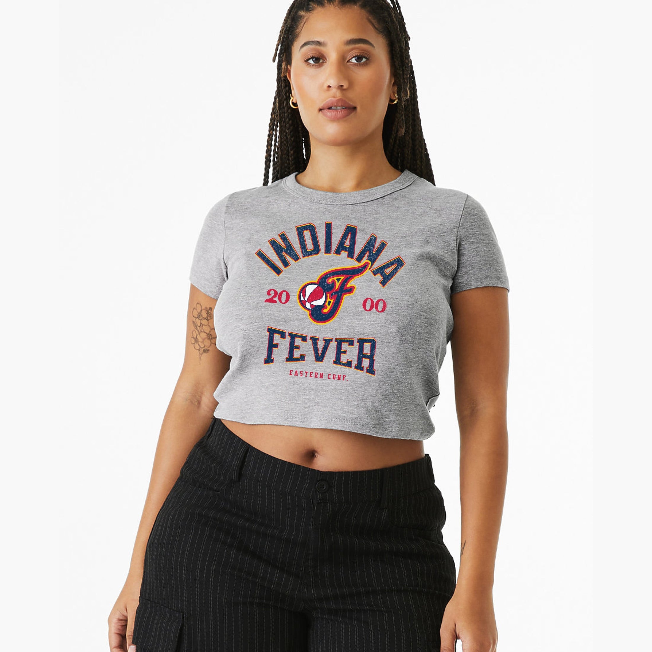 Indiana Fever Vintage Hoops Women's Baby Tee