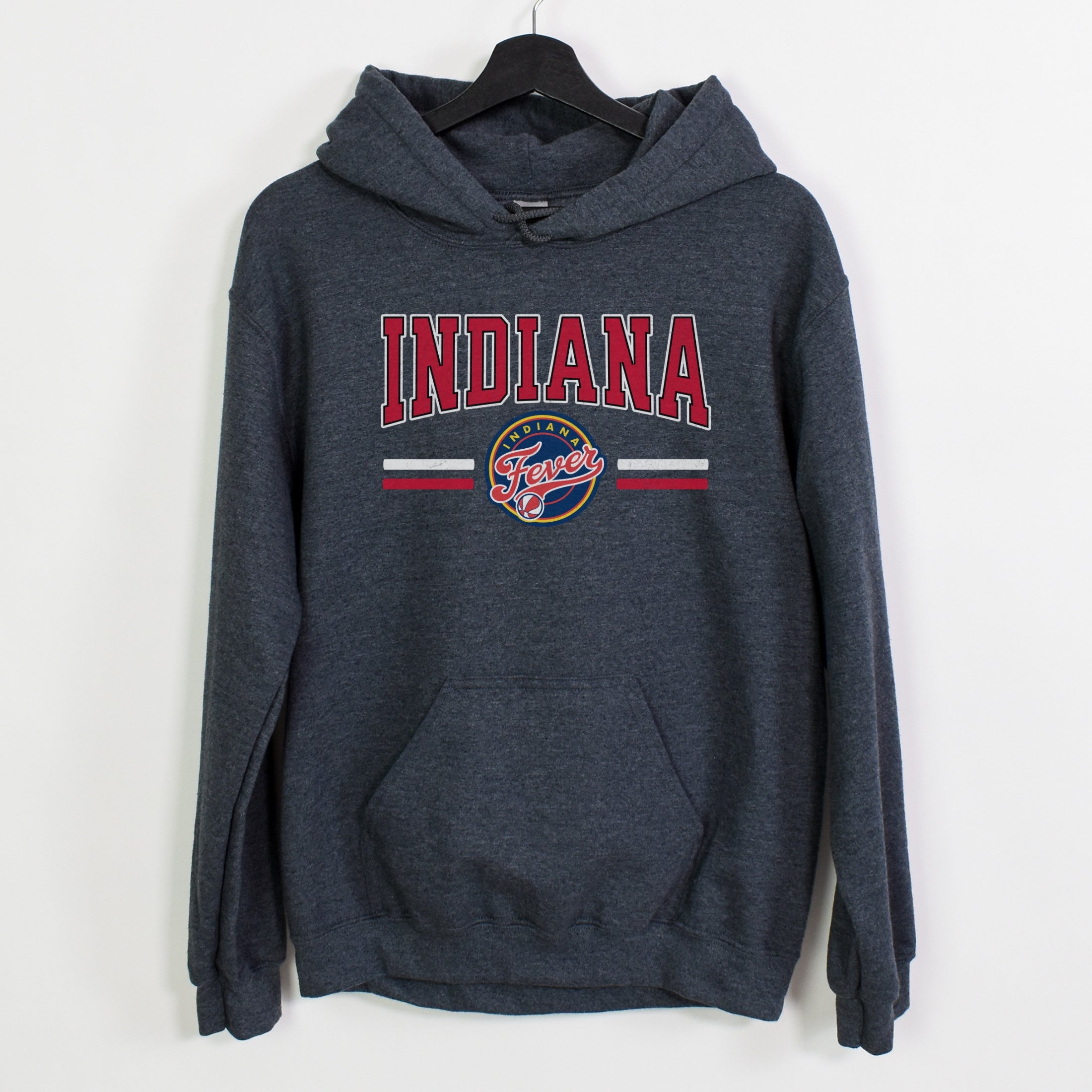 Dark grey heather Indiana Fever Hoodie Sweatshirt
