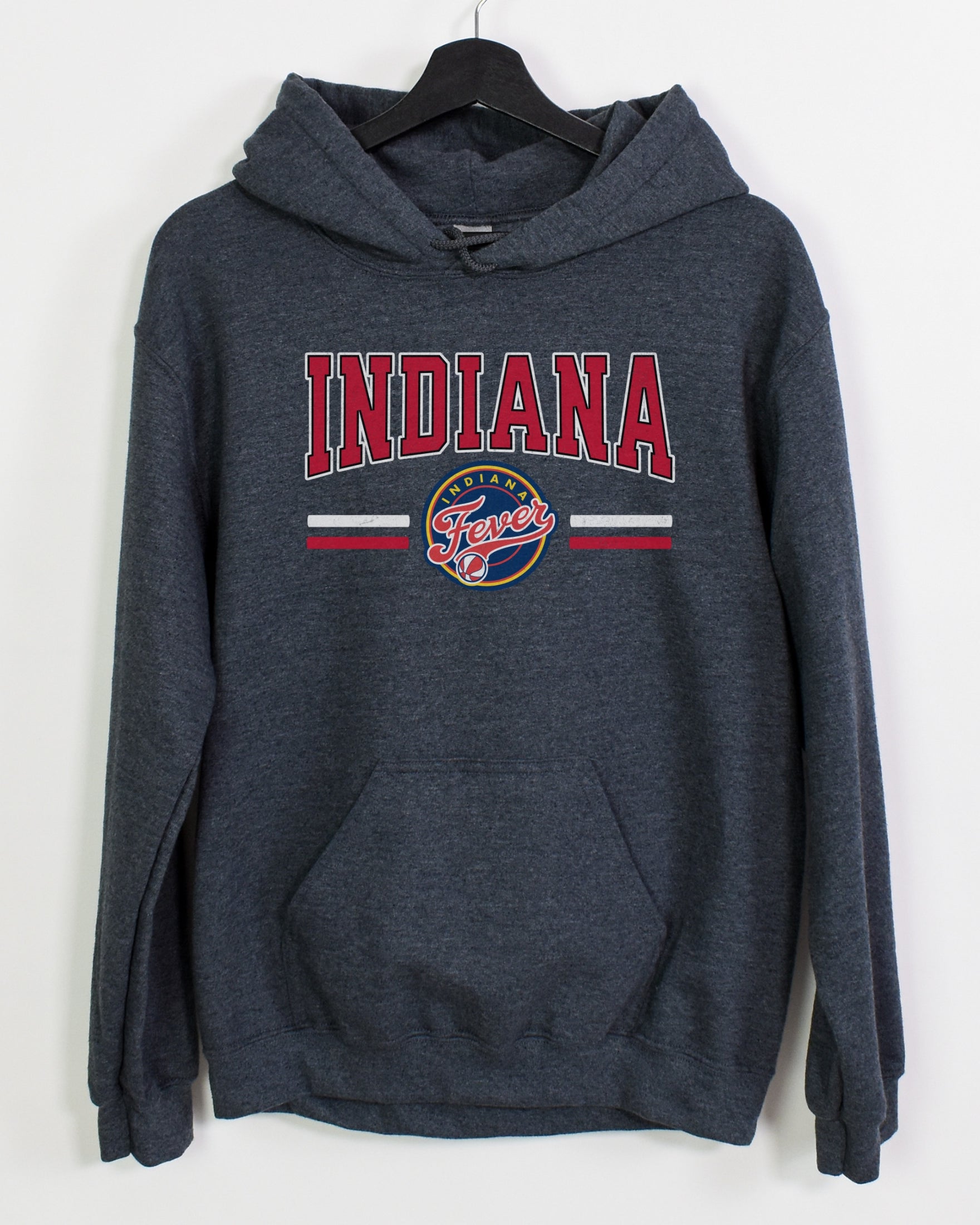 Dark grey heather Indiana Fever Hoodie Sweatshirt