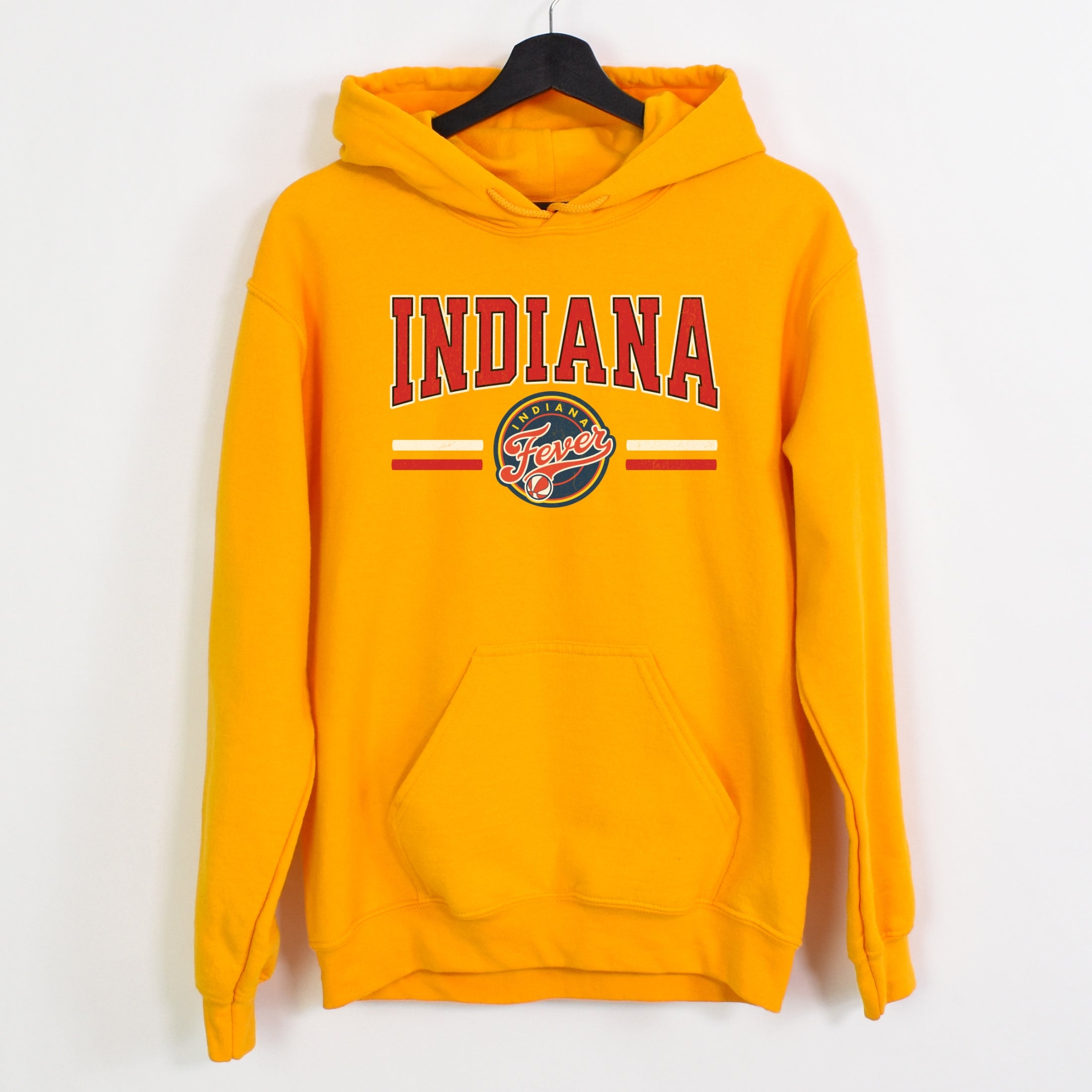 Gold Indiana Fever Hoodie Sweatshirt