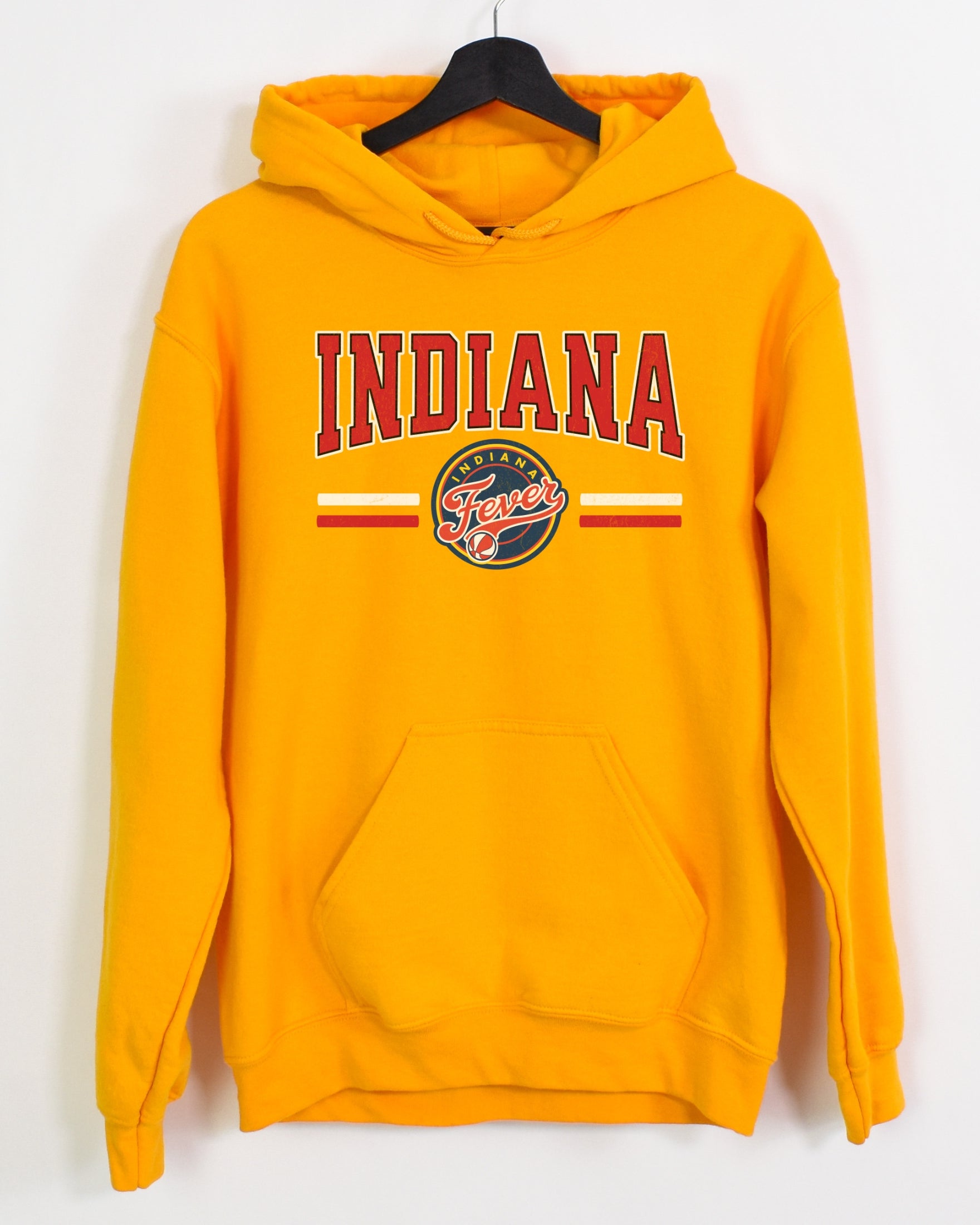 Gold Indiana Fever Hoodie Sweatshirt
