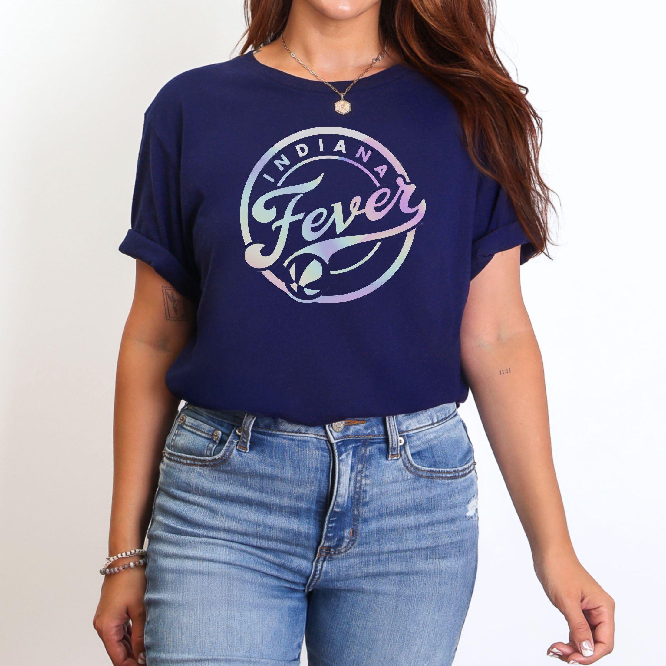Indiana Fever Victory Glow Logo Unisex Tee