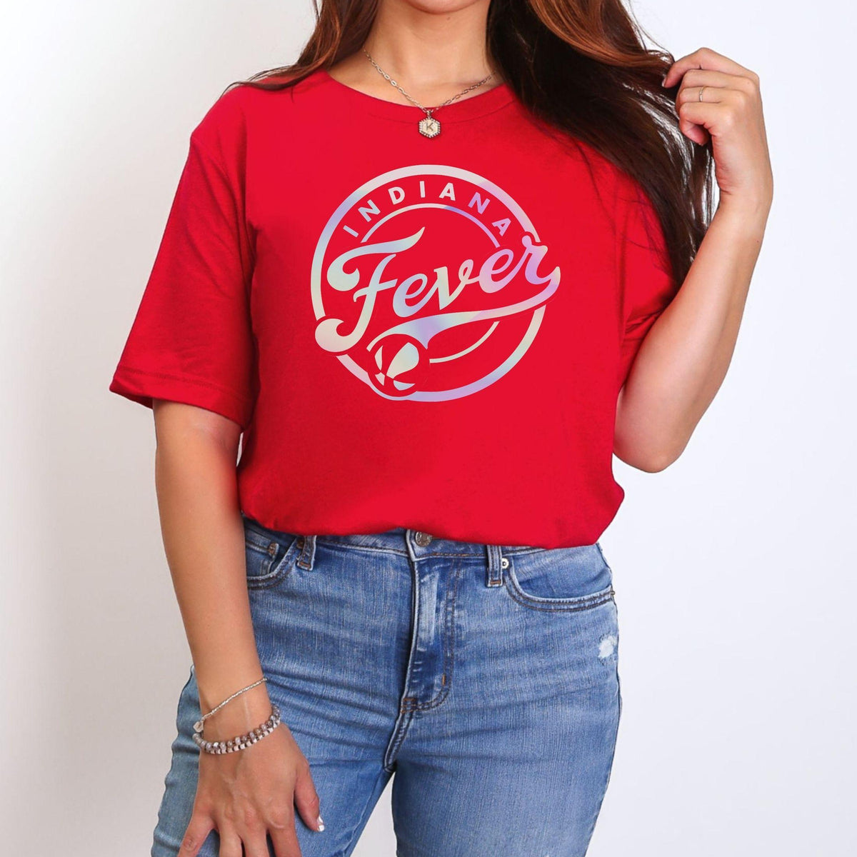 Indiana Fever Victory Glow Logo Unisex Tee