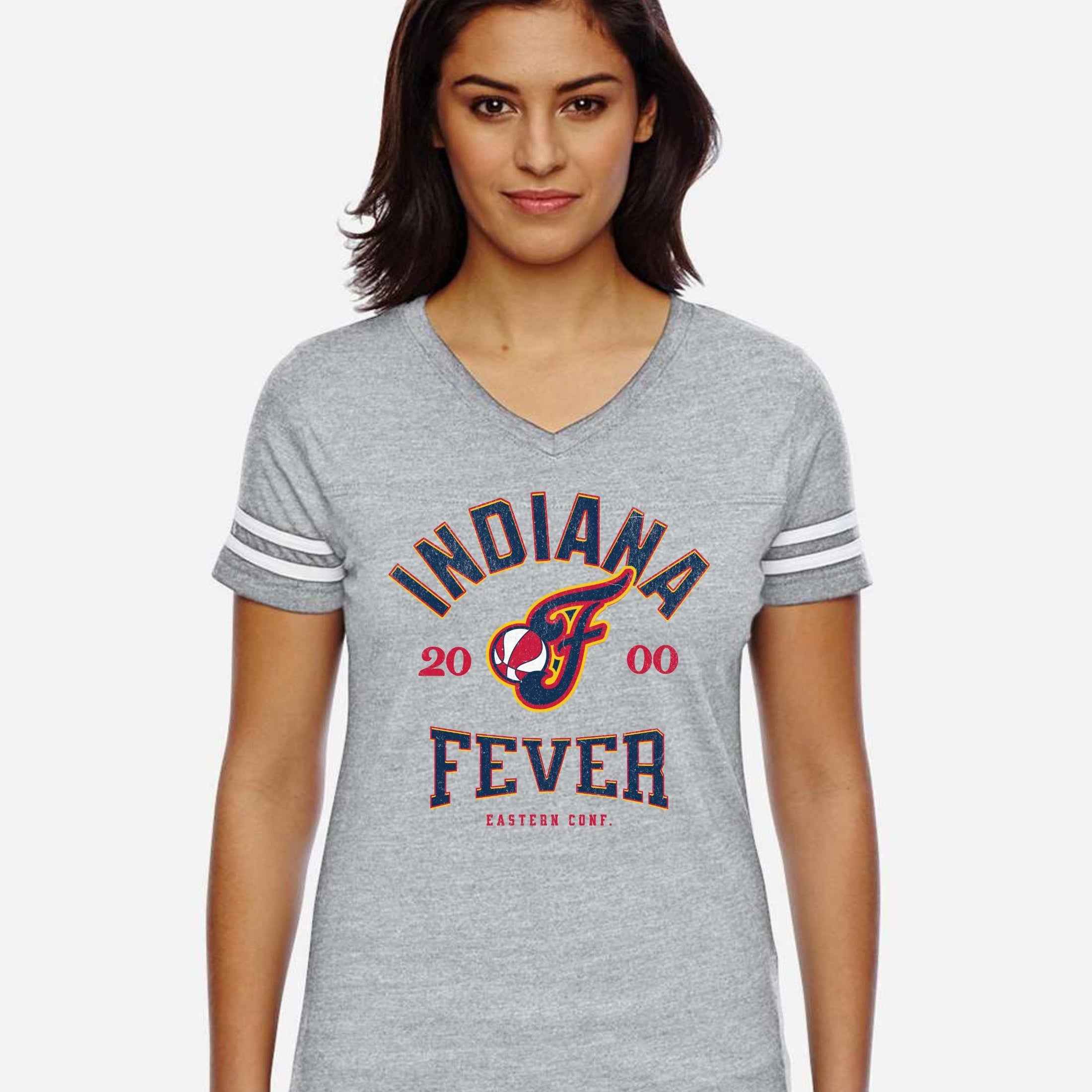 Indiana Fever Vintage Hoops ALT Women's V-Neck Tee