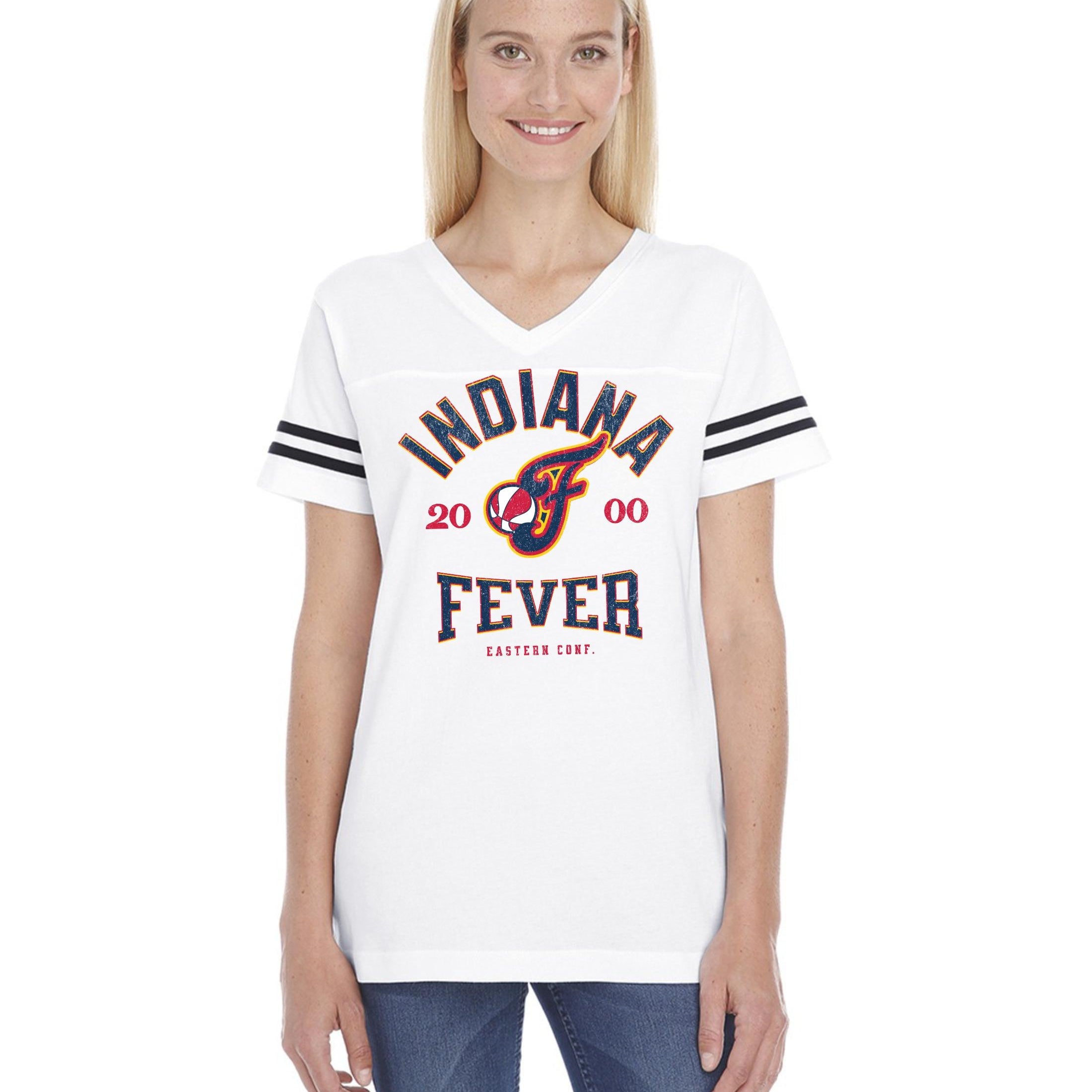 Indiana Fever Vintage Hoops ALT Women's V-Neck Tee
