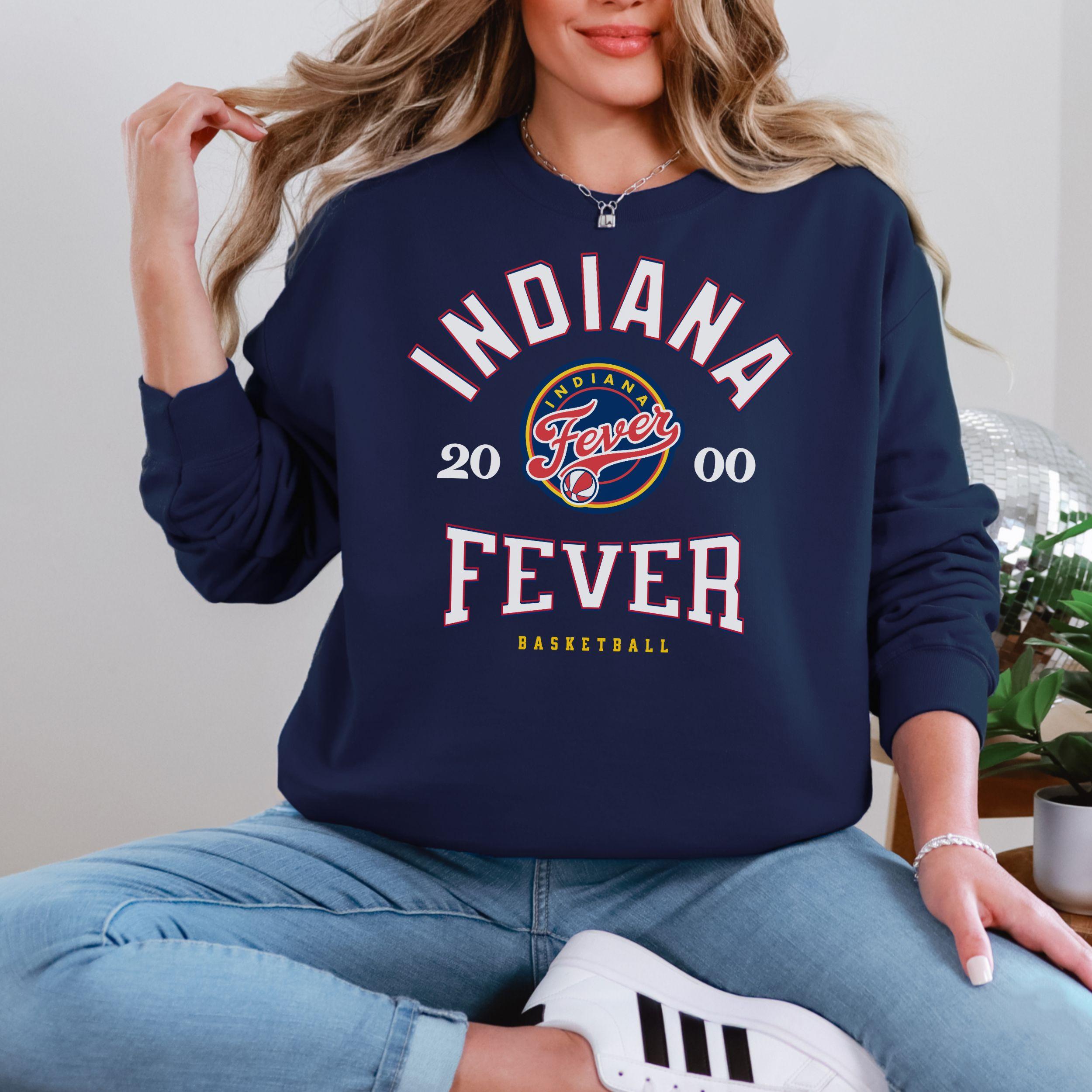 Indiana Fever Vintage Hoops Crewneck Sweatshirt