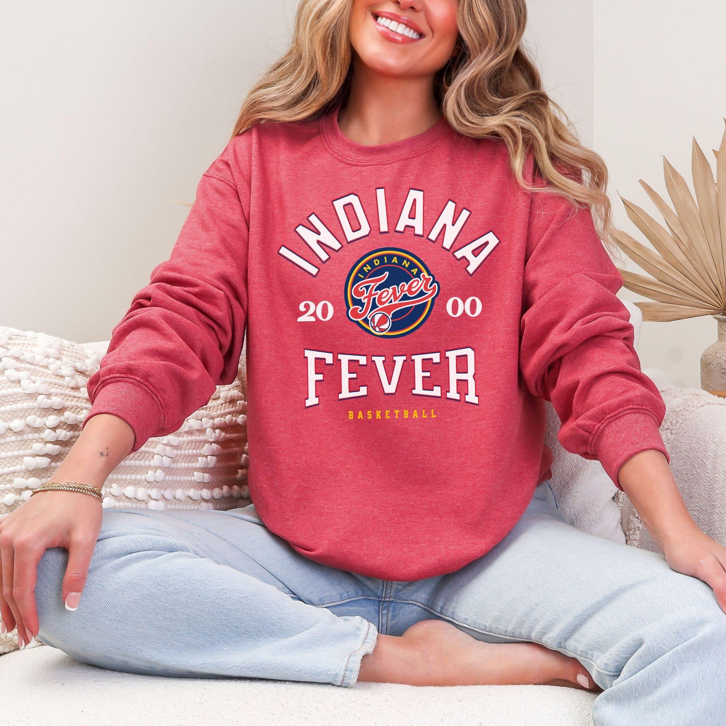 Indiana Fever Vintage Hoops Crewneck Sweatshirt