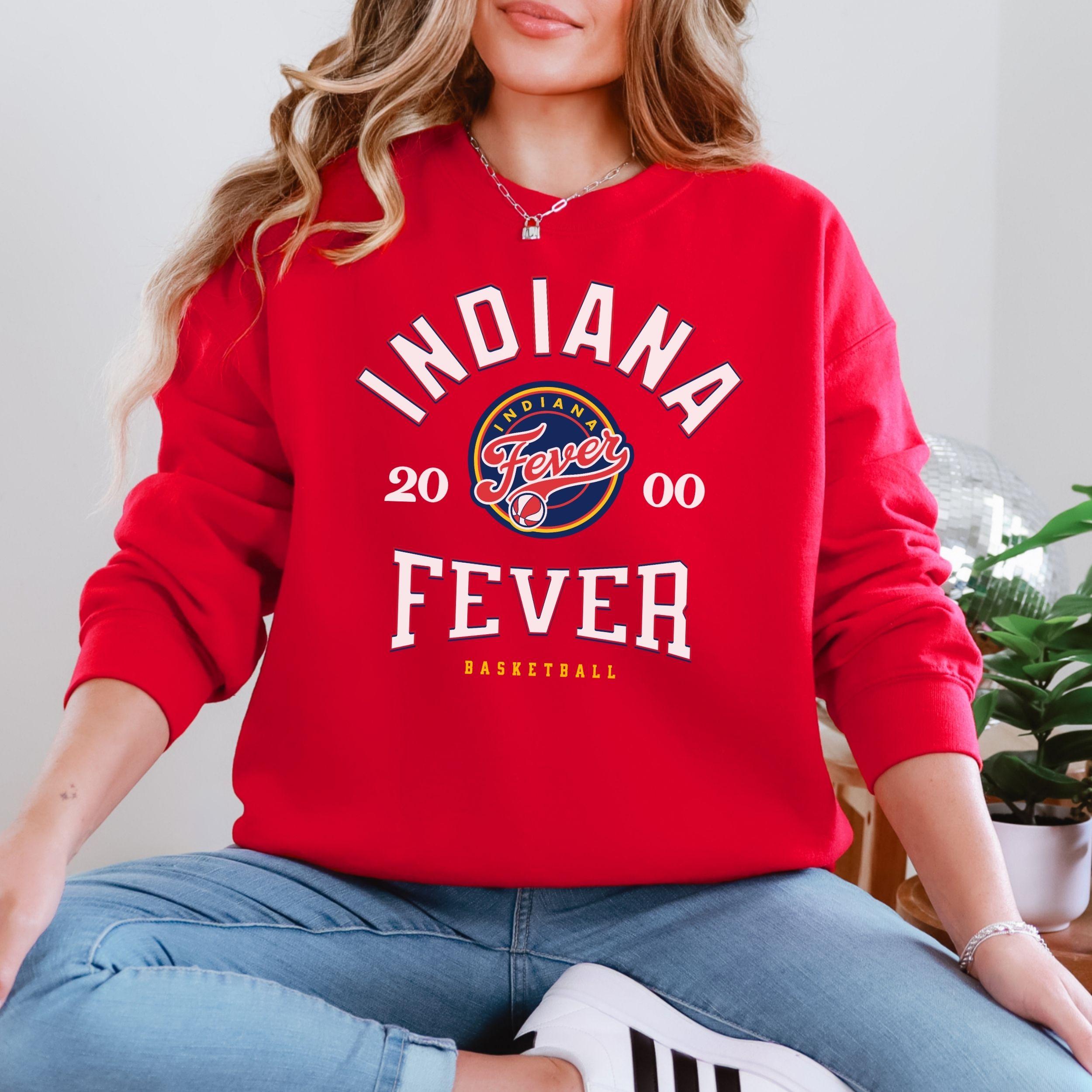 Indiana Fever Vintage Hoops Crewneck Sweatshirt