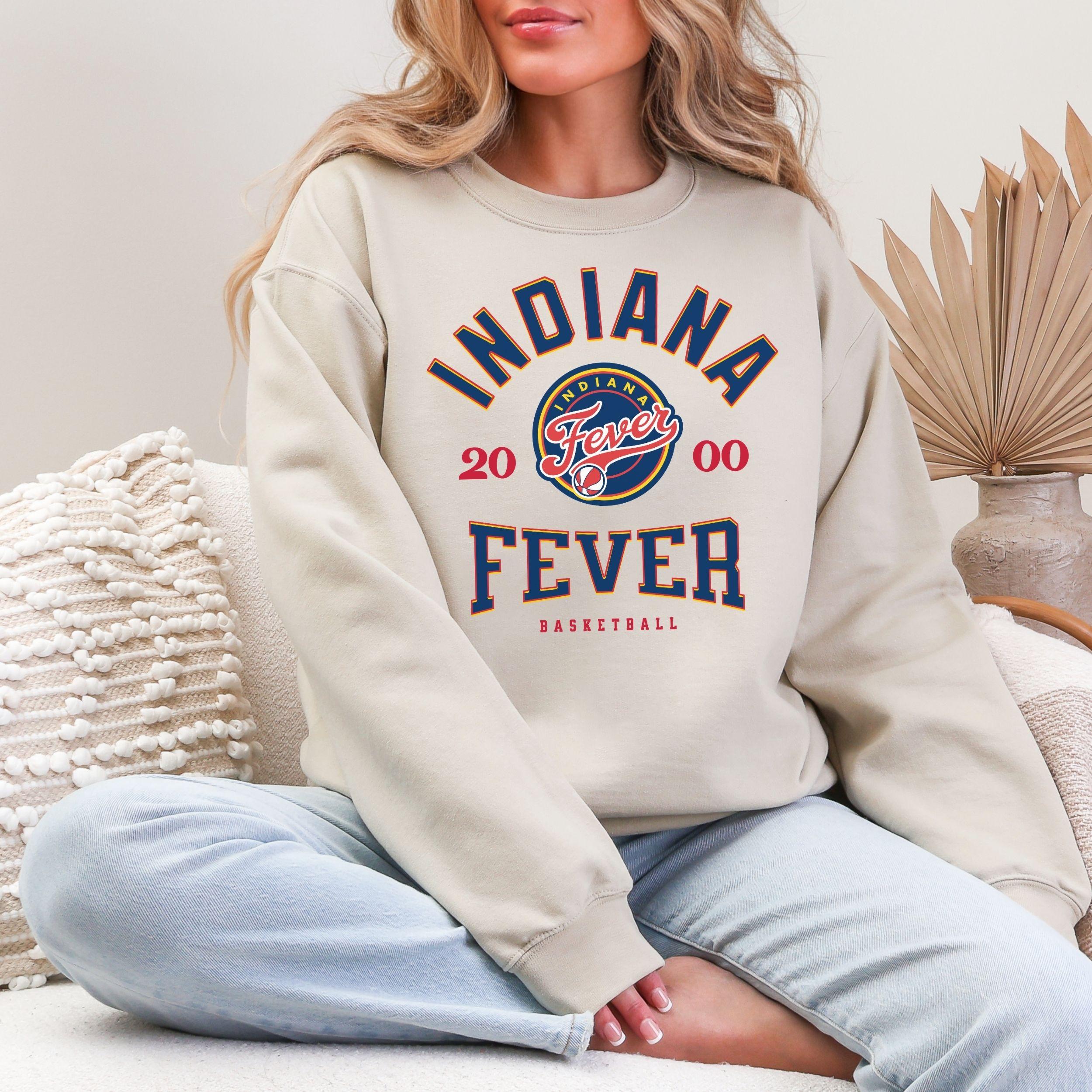 Indiana Fever Vintage Hoops Crewneck Sweatshirt