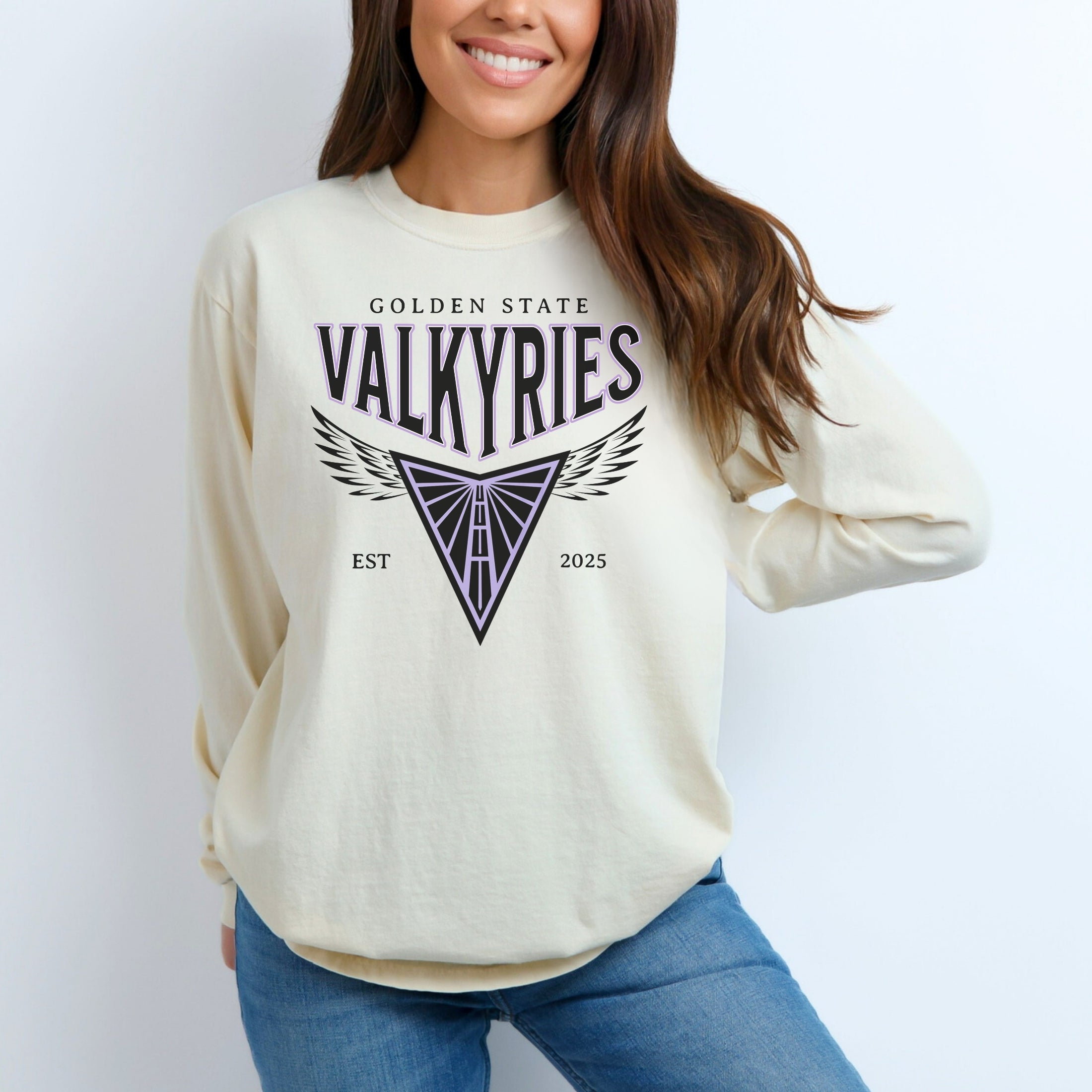 Valkyries Golden State Wings Long Sleeve T-Shirt