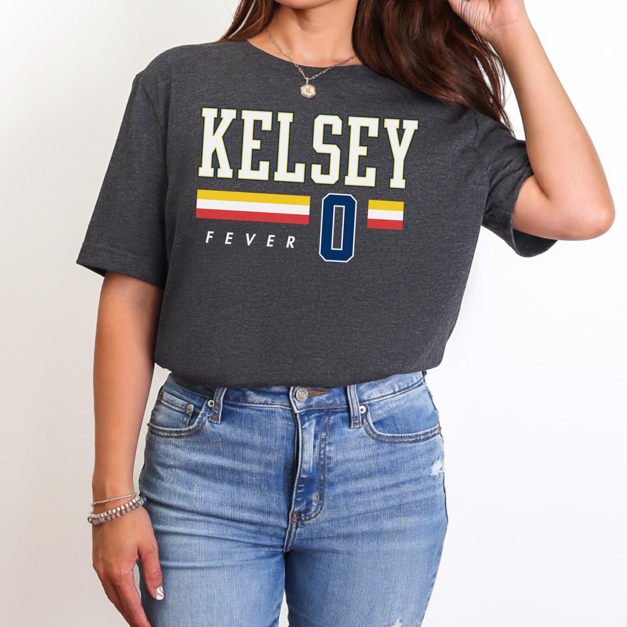 Kelsey Mitchell Indiana Fever Power Player T-Shirt