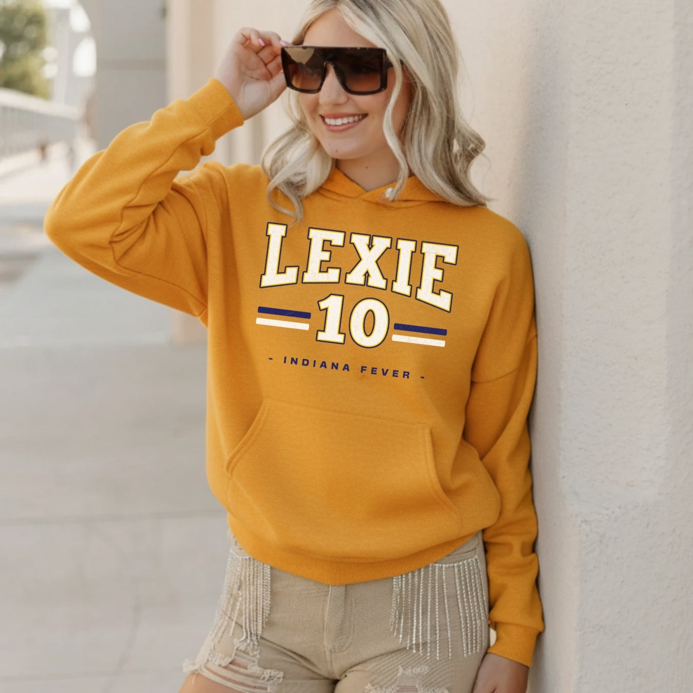Lexie Hull 10 Fever Drop Back Fleece Hoodie