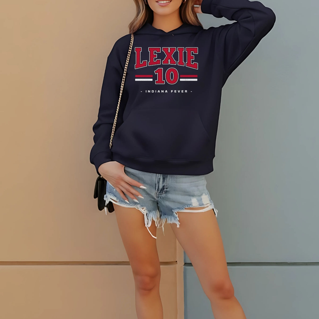 Lexie Hull 10 Fever Drop Back Fleece Hoodie