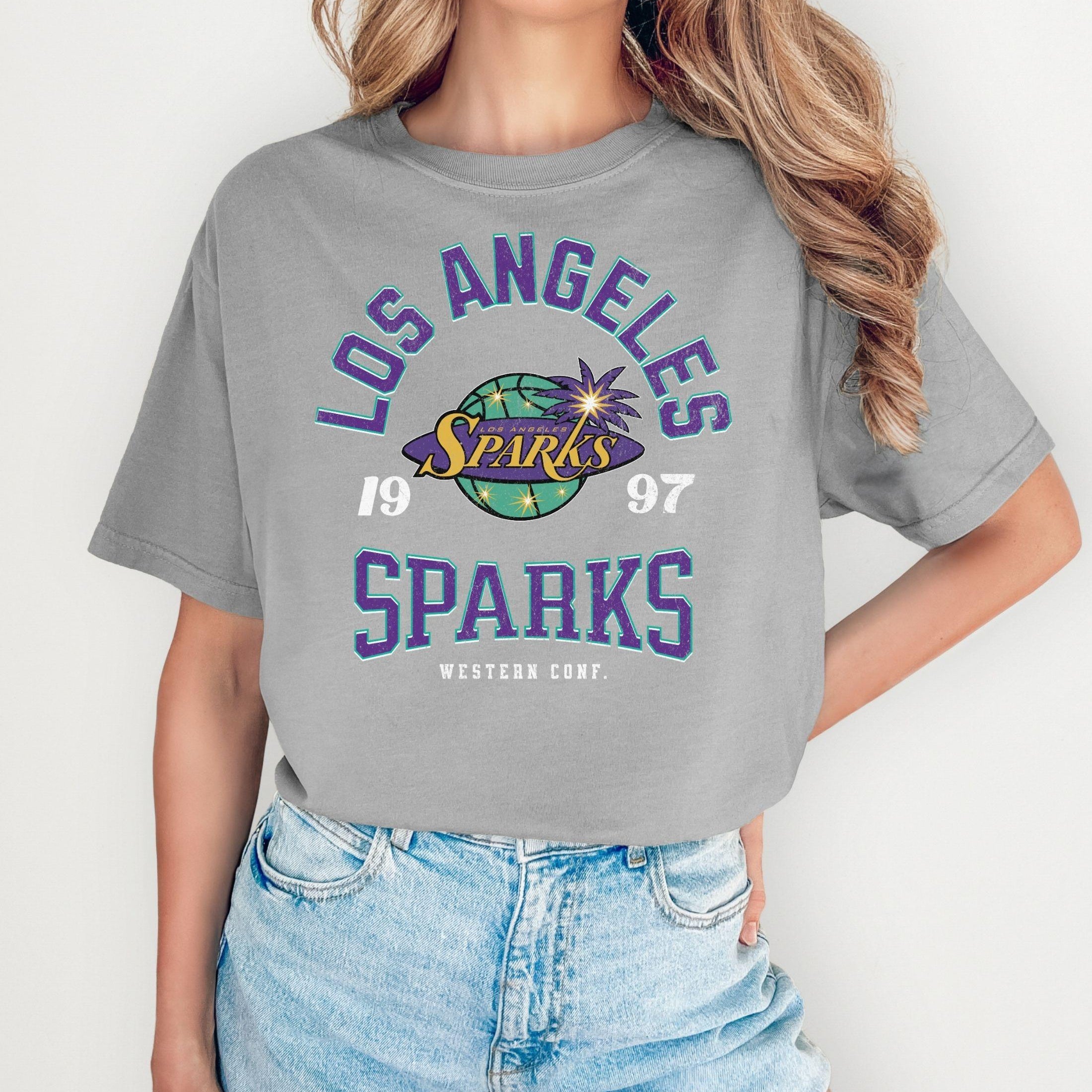 Los Angeles Sparks Retro Hoops T-Shirt