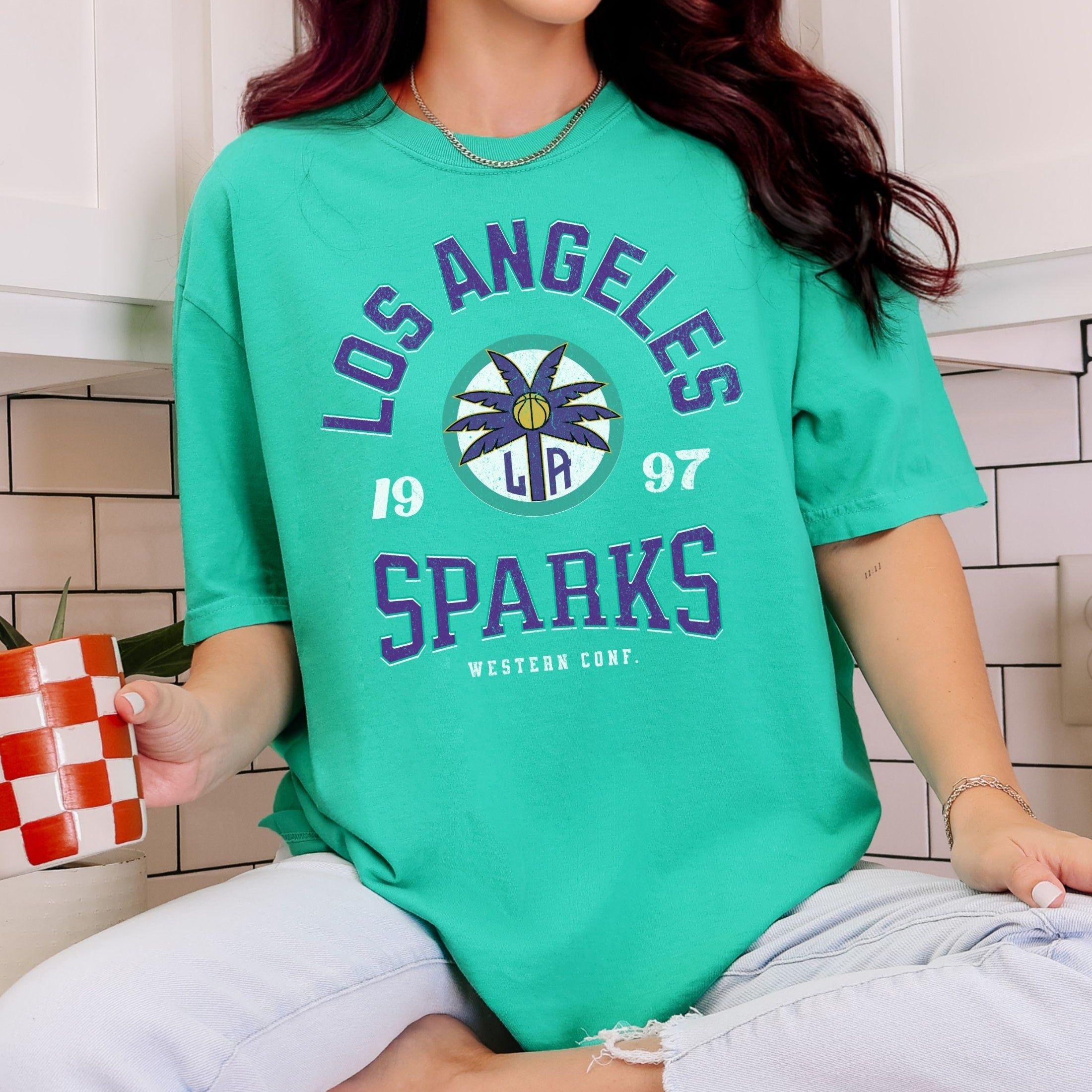 Los Angeles Sparks Throwback Hoops T-Shirt
